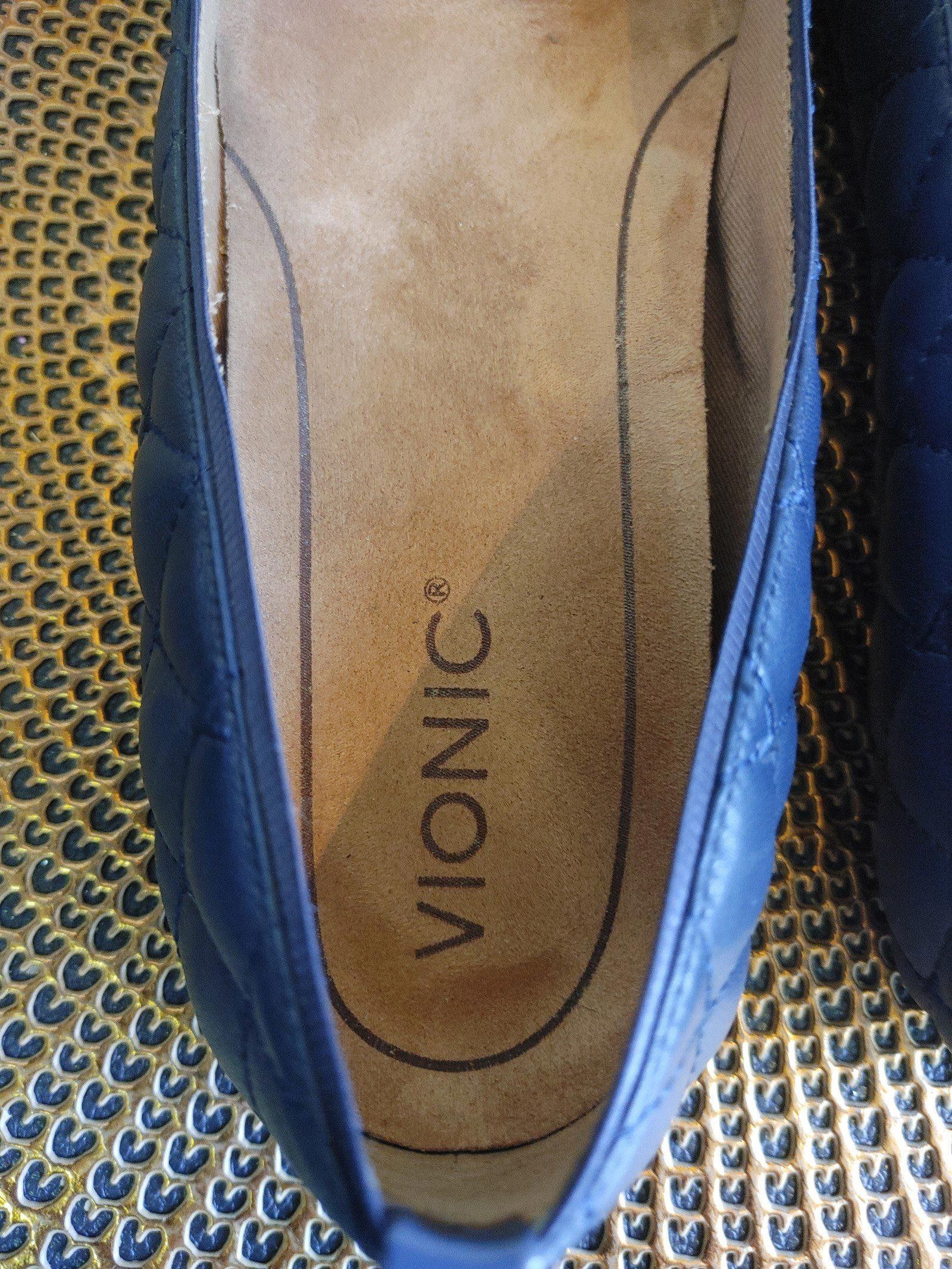 Vionic Stylish Navy Blue Quilted Ballet Flats Vionic Size 8 Size US 8 / IT 38 - 7 Thumbnail