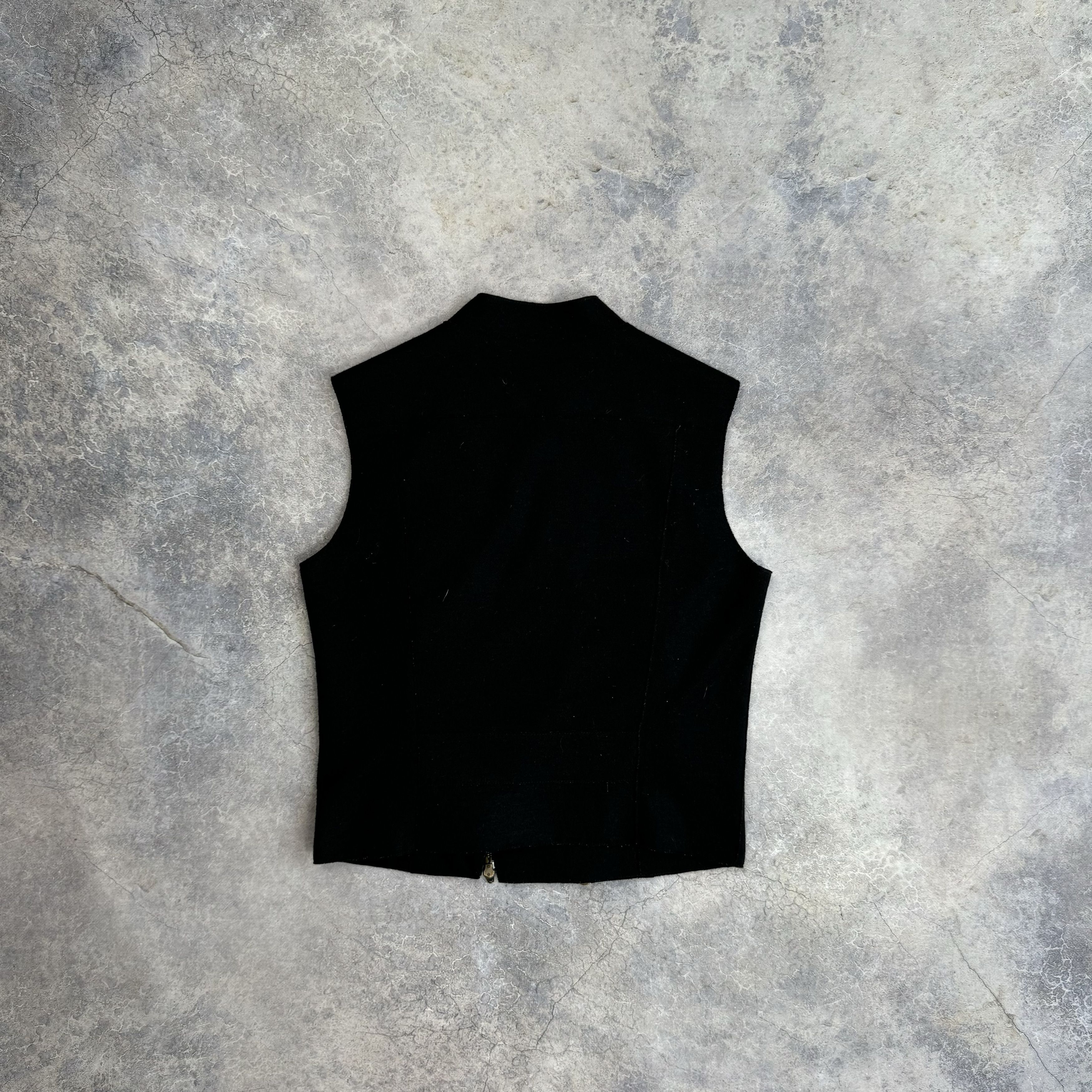 Alexander McQueen VINTAGE ALEXANDER MCQUEEN BIKER ZIP VEST IT40 100% LANA WOOL Size S / US 4 / IT 40 - 3 Thumbnail