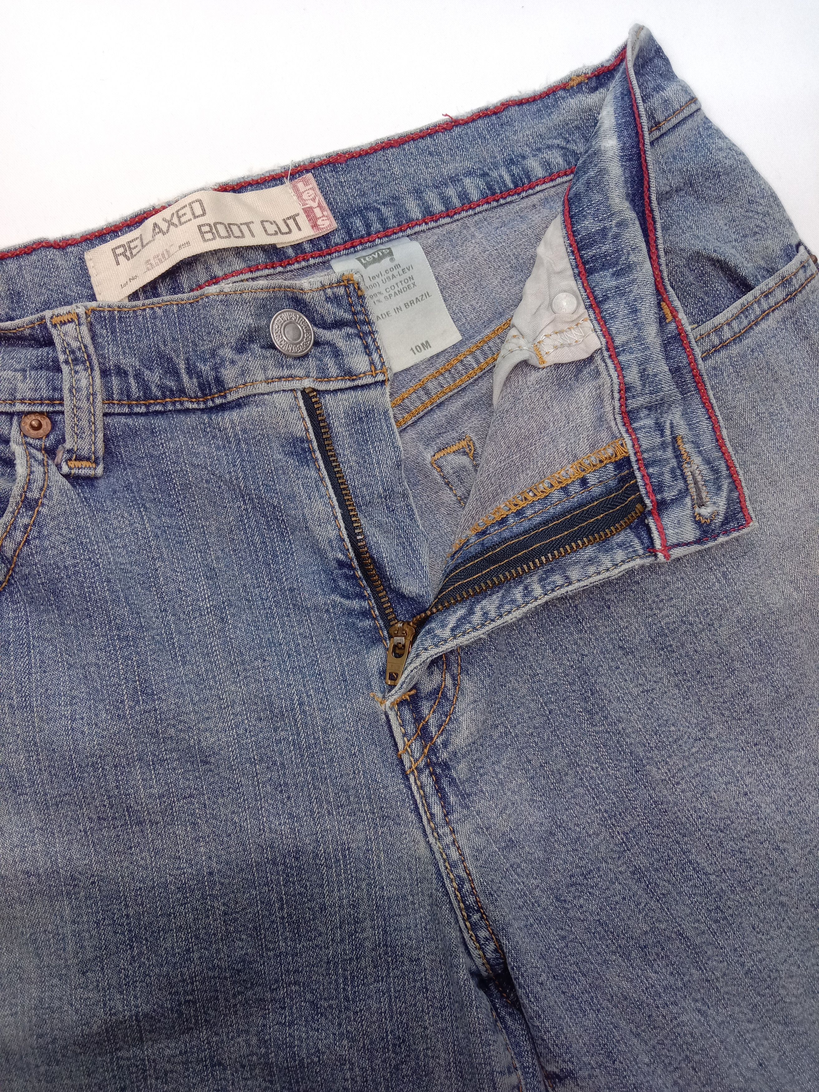 Levi's Vintage Levi's 550 Flare Jeans Blue Wash Denim Size 29" - 9 Thumbnail