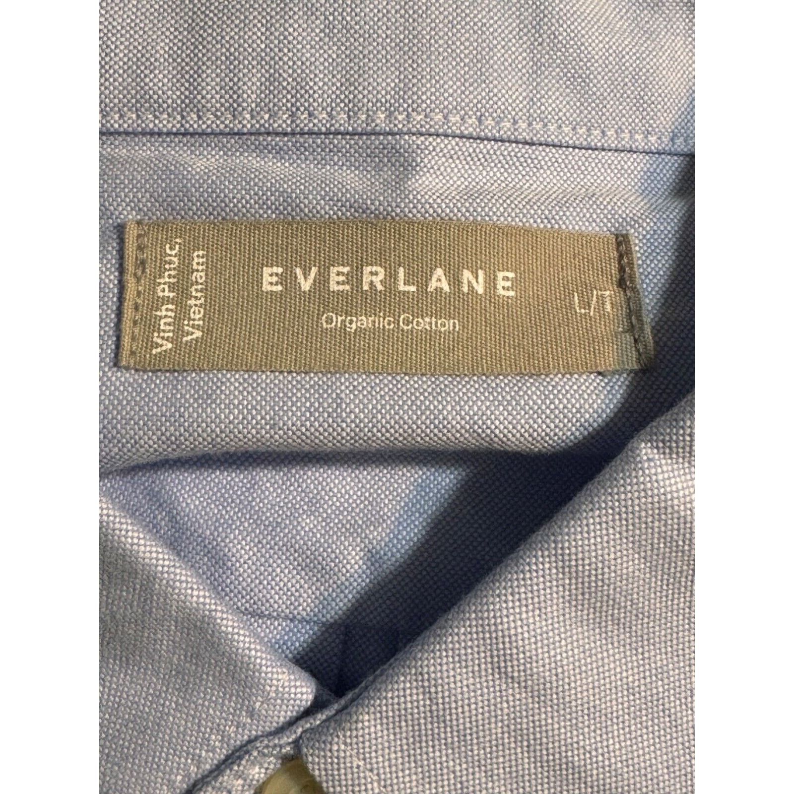 Everlane Everlane Classic Oxford Shirt Organic Blue Large Tall Size US L / EU 52-54 / 3 - 5 Thumbnail