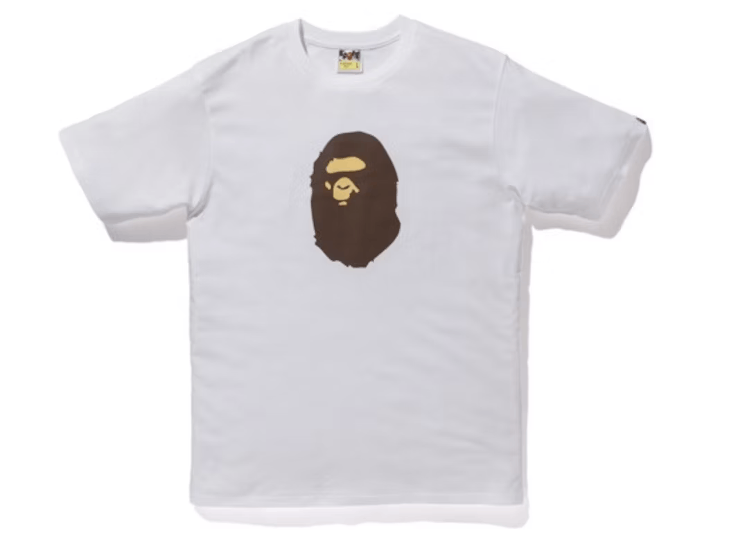 BAPE Summer Bag Ape Head Tee White