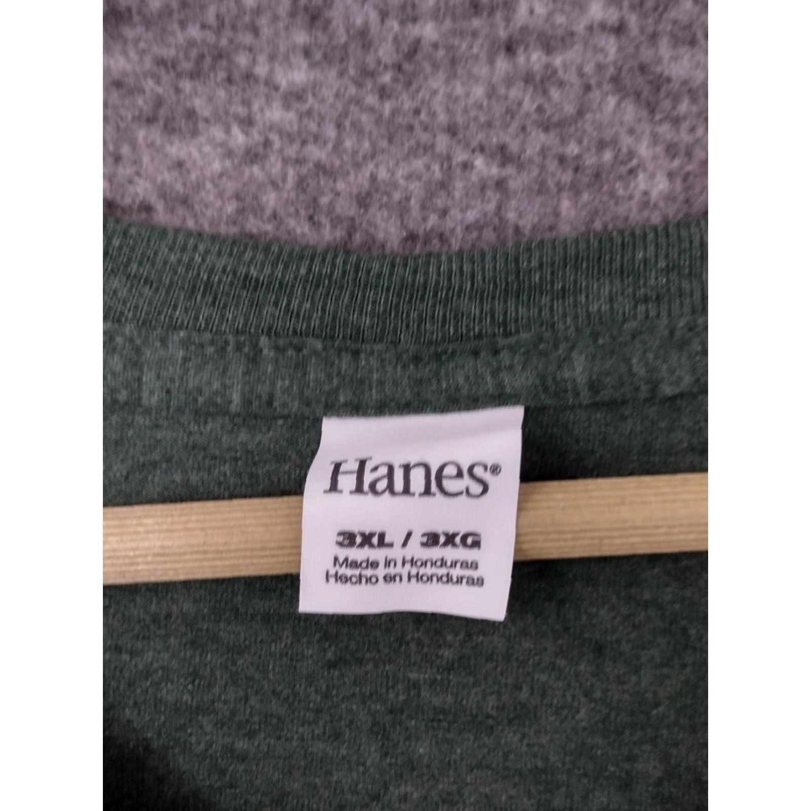 Hanes Hanes Men's 3-Pack Short Sleeve Plain Cotton Crew Neck T-Shirt 3XL Green Shirt Boys Mens Regular Size Type: T-Shirt Size US XXL / EU 58 / 5 - 6 Thumbnail