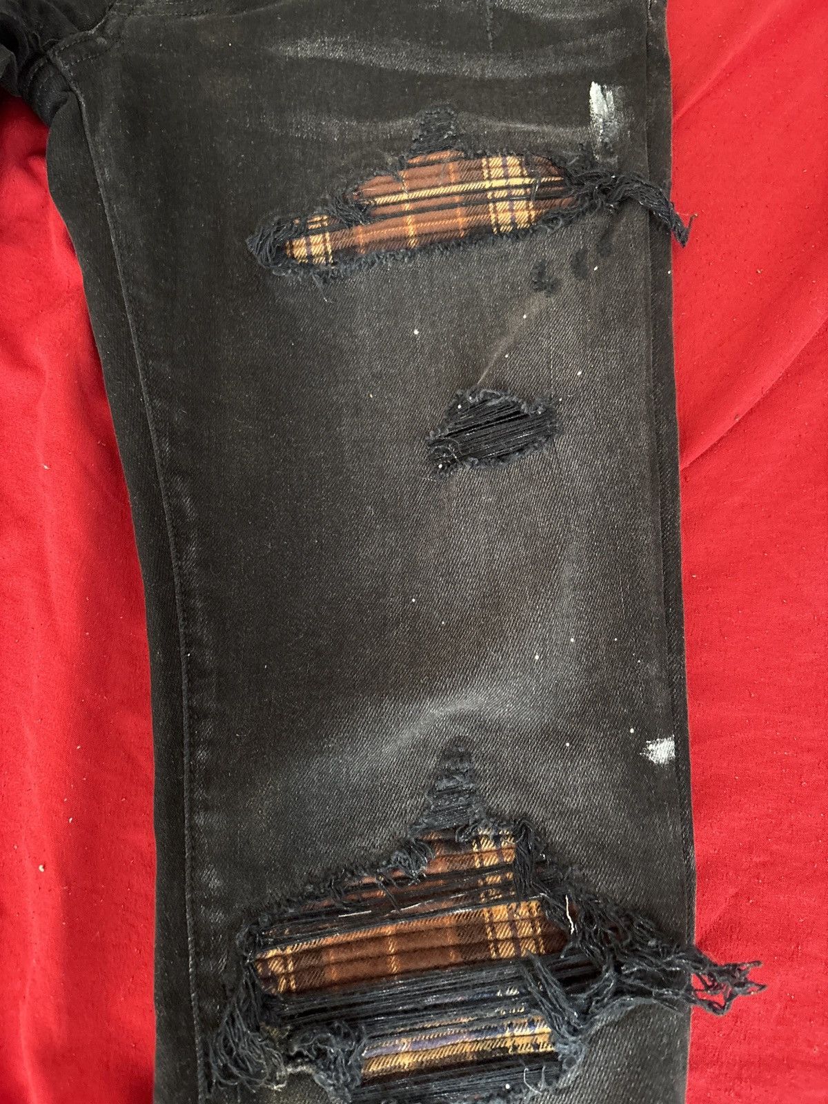 Amiri Black with brown patches Size US 29 - 8 Thumbnail