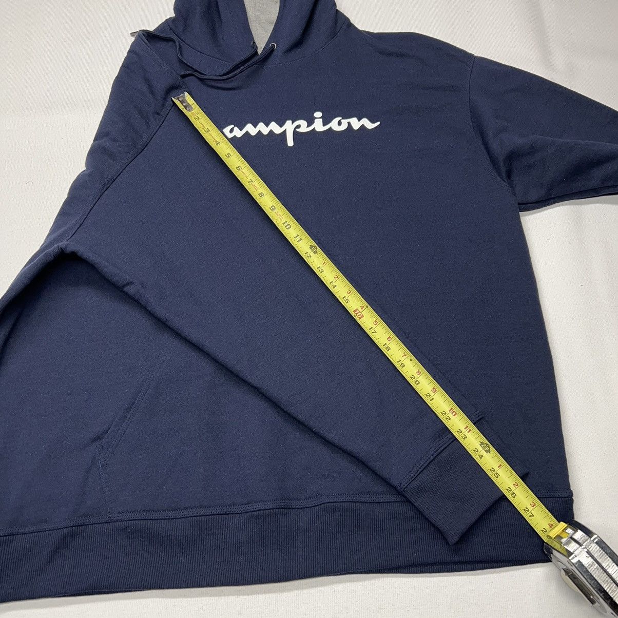 Champion NEW Champion Hoodie Sweatshirt Blue Logo Pocket Sweater Size US XXL / EU 58 / 5 - 18 Thumbnail