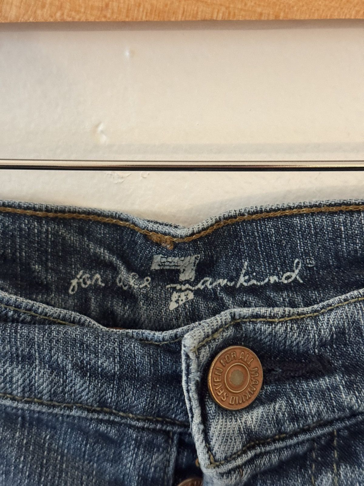 7 For All Mankind Vintage ripped boot-cut jeans Size US 30 / EU 46 - 2 Thumbnail