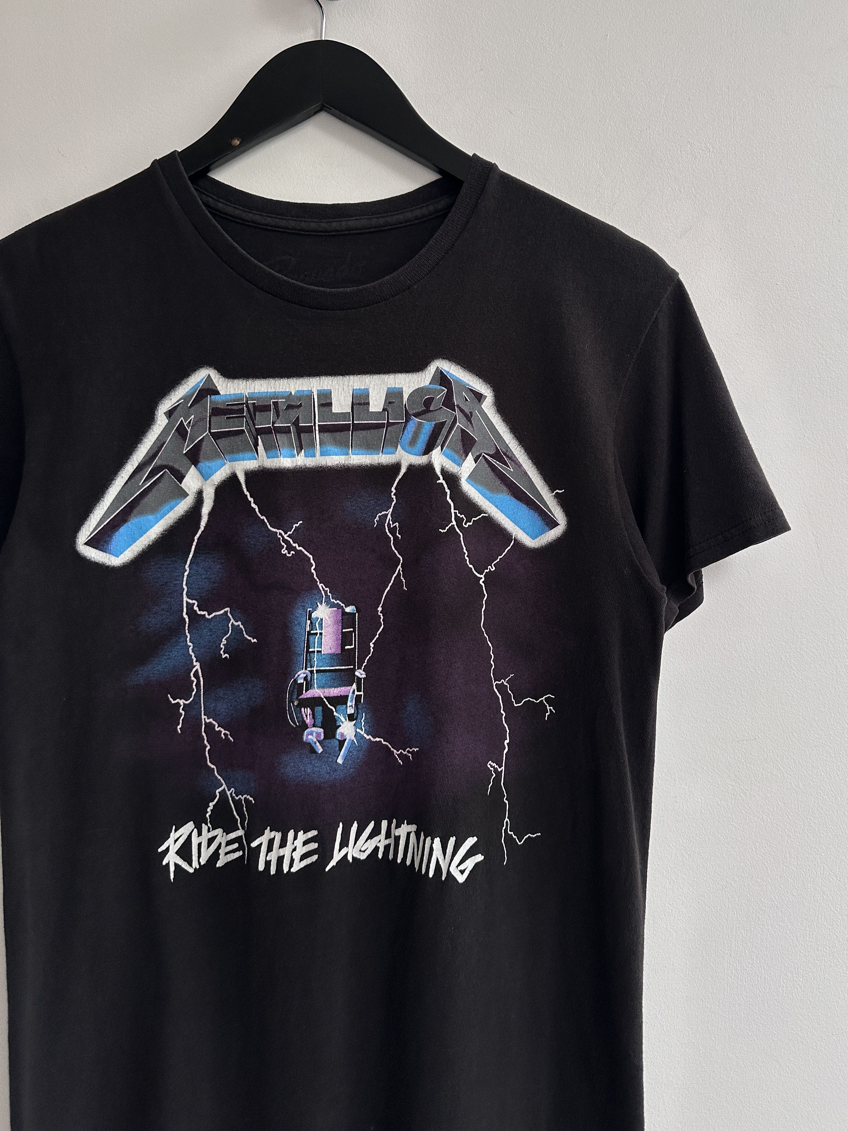 Band Tees Metallica Ride The Lightning Tee Shirt Size M / US 6-8 / IT 42-44 - 2 Thumbnail