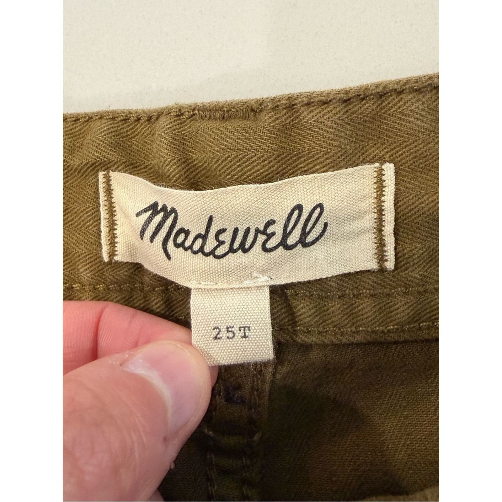 Madewell Madewell The Perfect Vintage WideLeg Utility Pant Womens 25T Size 25" / US 0 / IT 36 - 10 Thumbnail