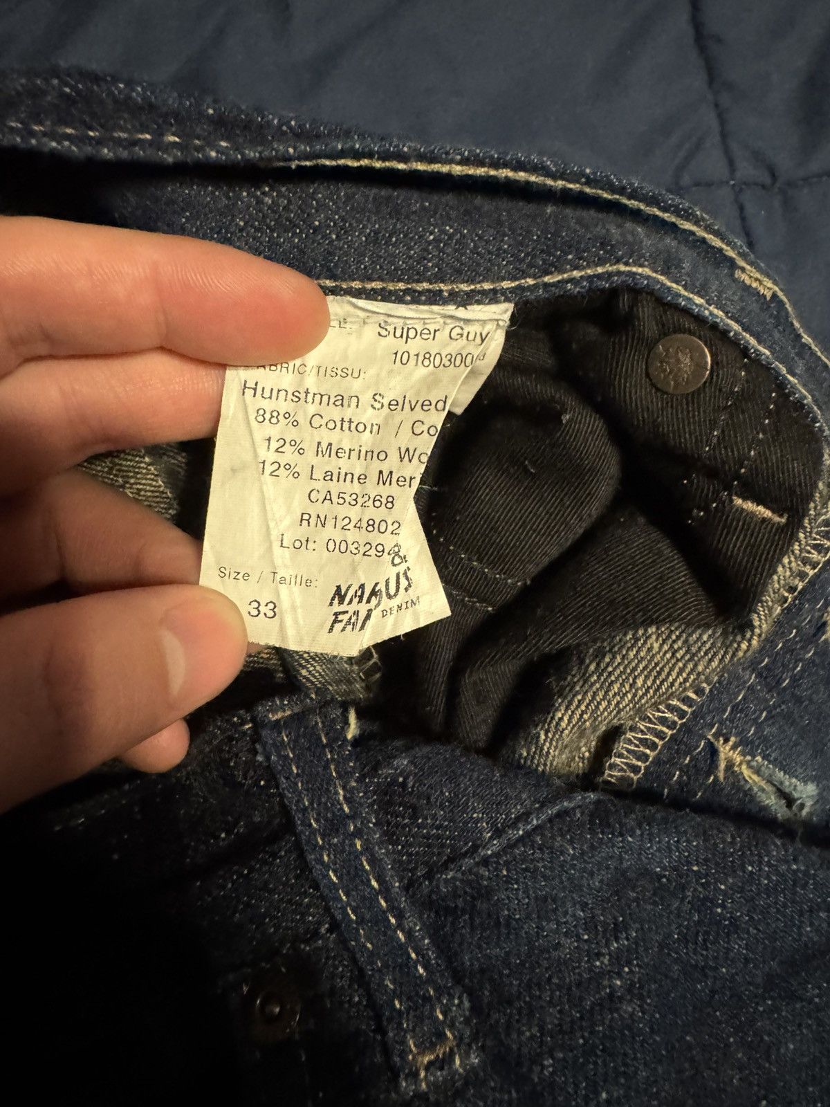 Naked & Famous N&F Huntsman Size US 33 - 2 Thumbnail