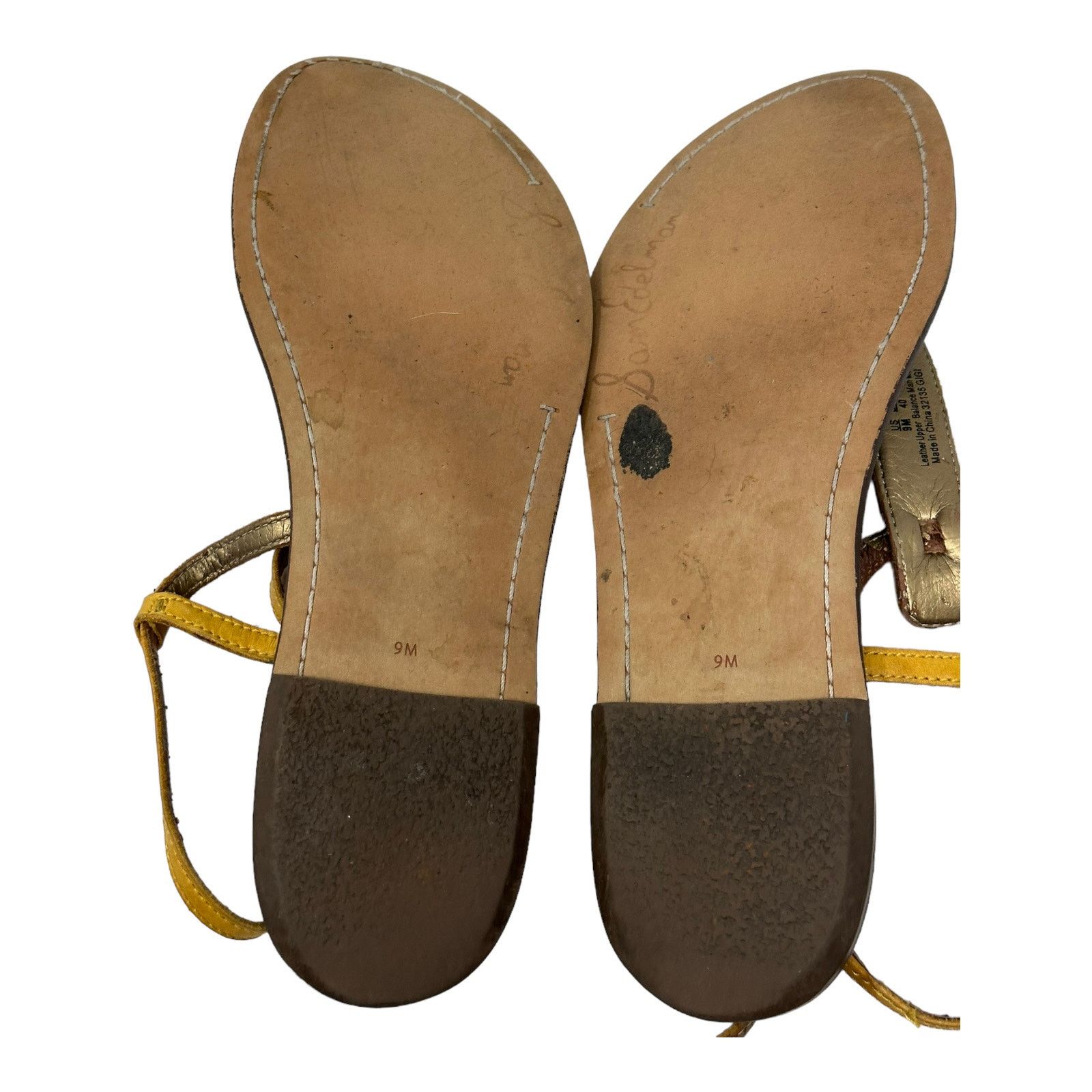 Sam Edelman Sam Edelman yellow flat sandals size 9M Size US 9 / IT 39 - 5 Thumbnail