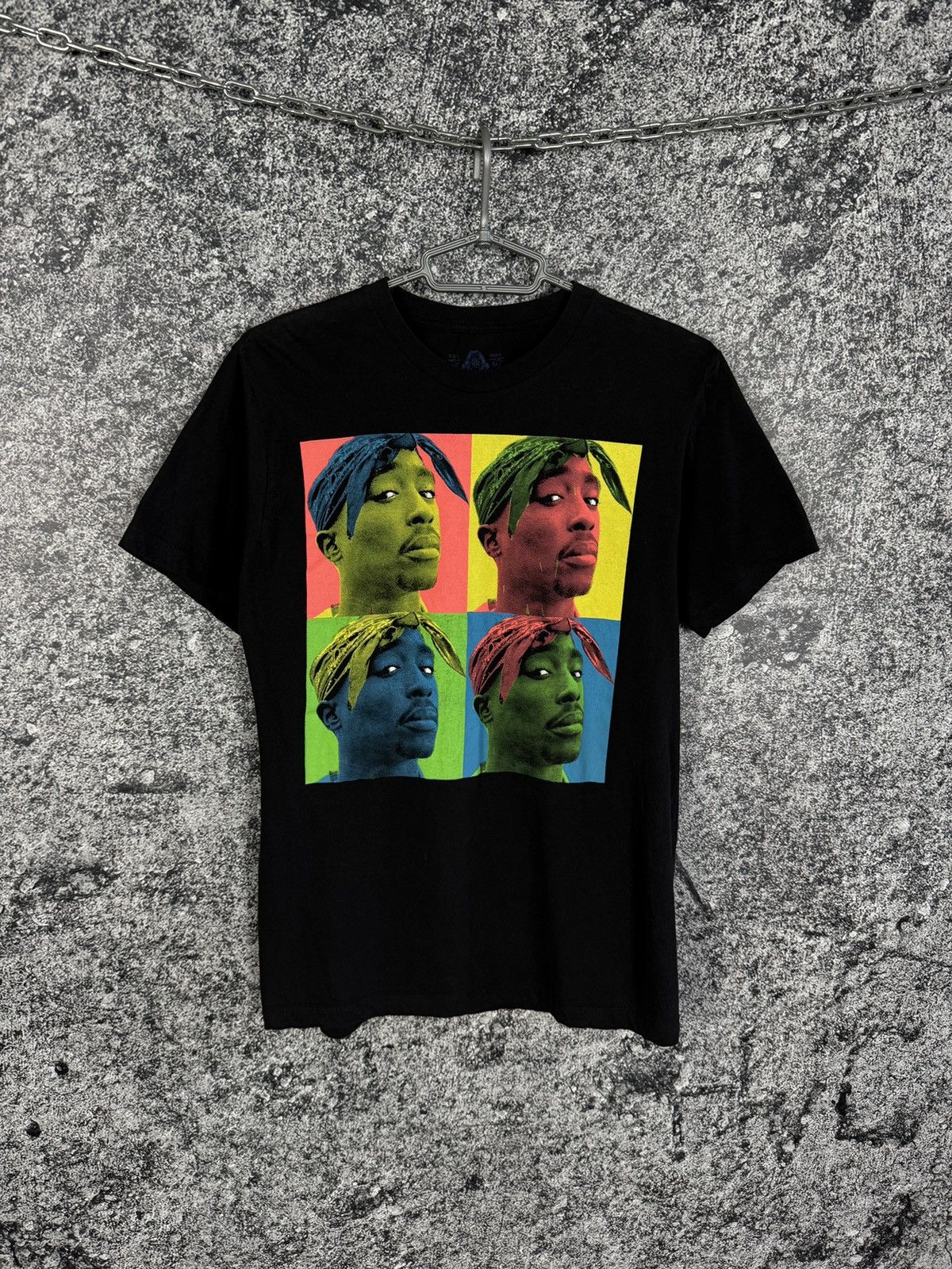 Rap Tees 2Pac T-Shirt Band Rap Tee Big Logo Streetwear TuPac Size M Size US M / EU 48-50 / 2 - 1 Thumbnail