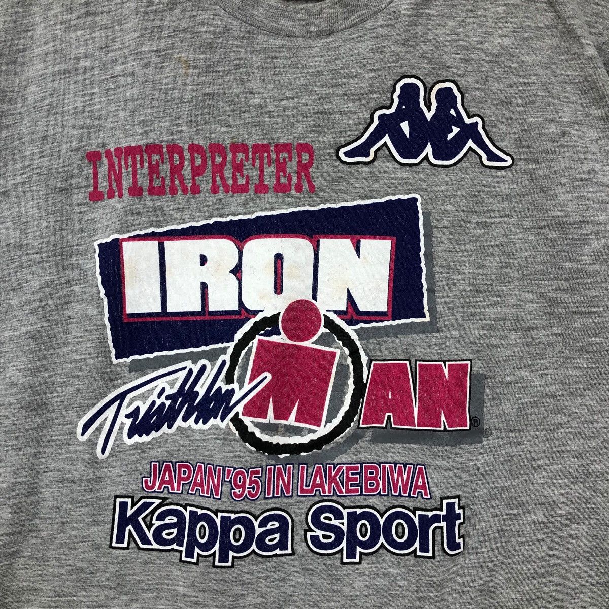 Vintage Vintage 94s Kappa Sport The Ironman Japan Lake Biwa T-Shirt Size US L / EU 52-54 / 3 - 3 Thumbnail