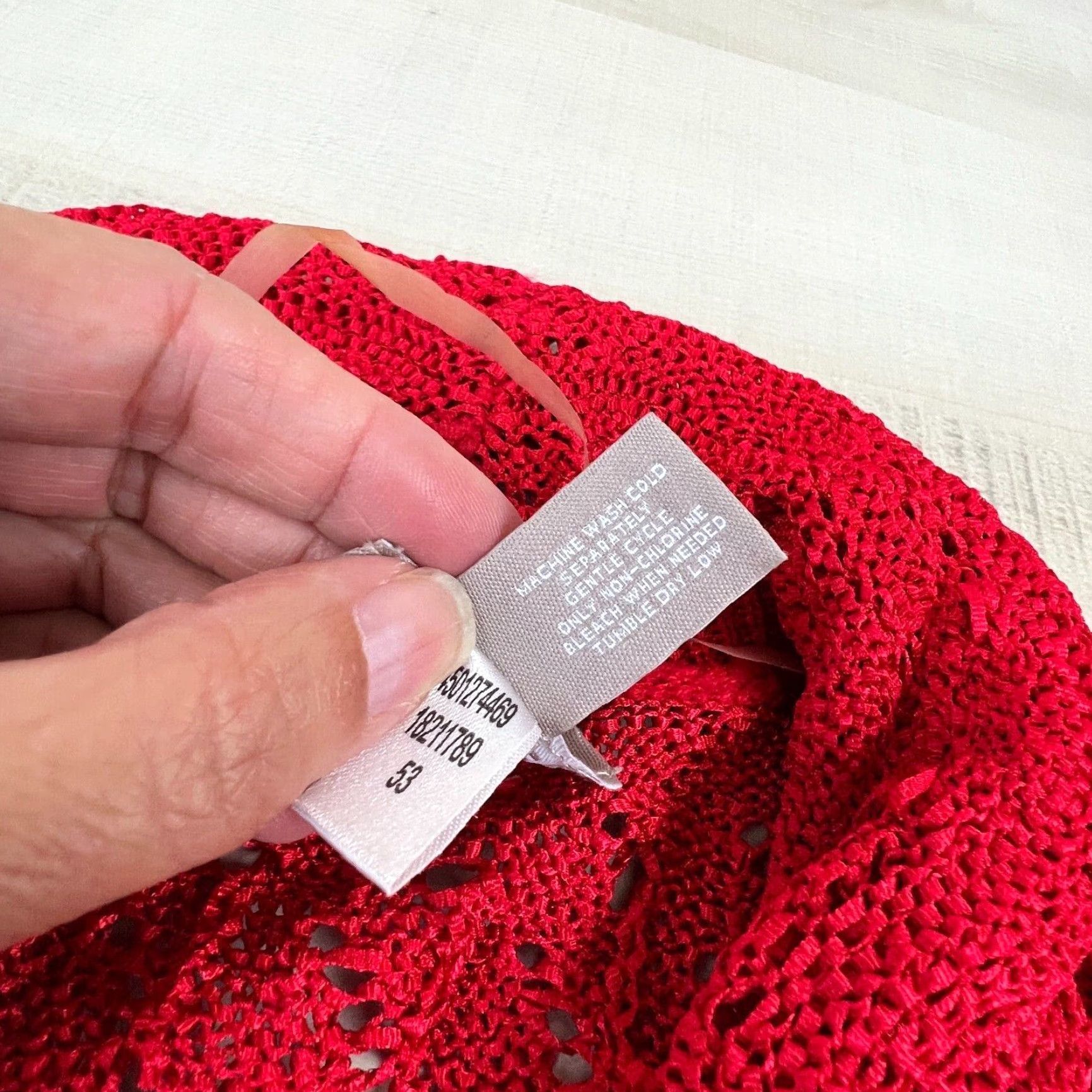 Vintage Chico's Womens Small Red Open Front Cardigan Sweater 3/4 Sleeve Knit Casual Women Size S / US 4 / IT 40 - 4 Thumbnail