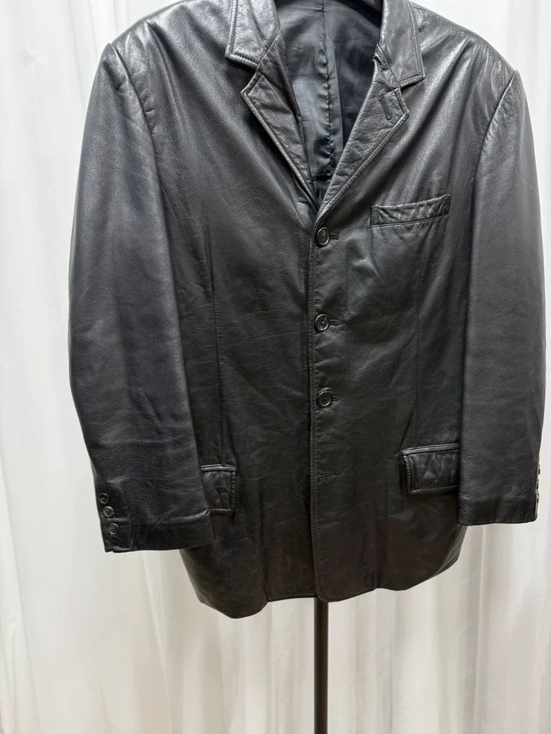 Yohji Yamamoto yohji yamamoto 90s Cowhide Loose Large Shoulder Jacket 2504 Size US M / EU 48-50 / 2 - 4 Thumbnail