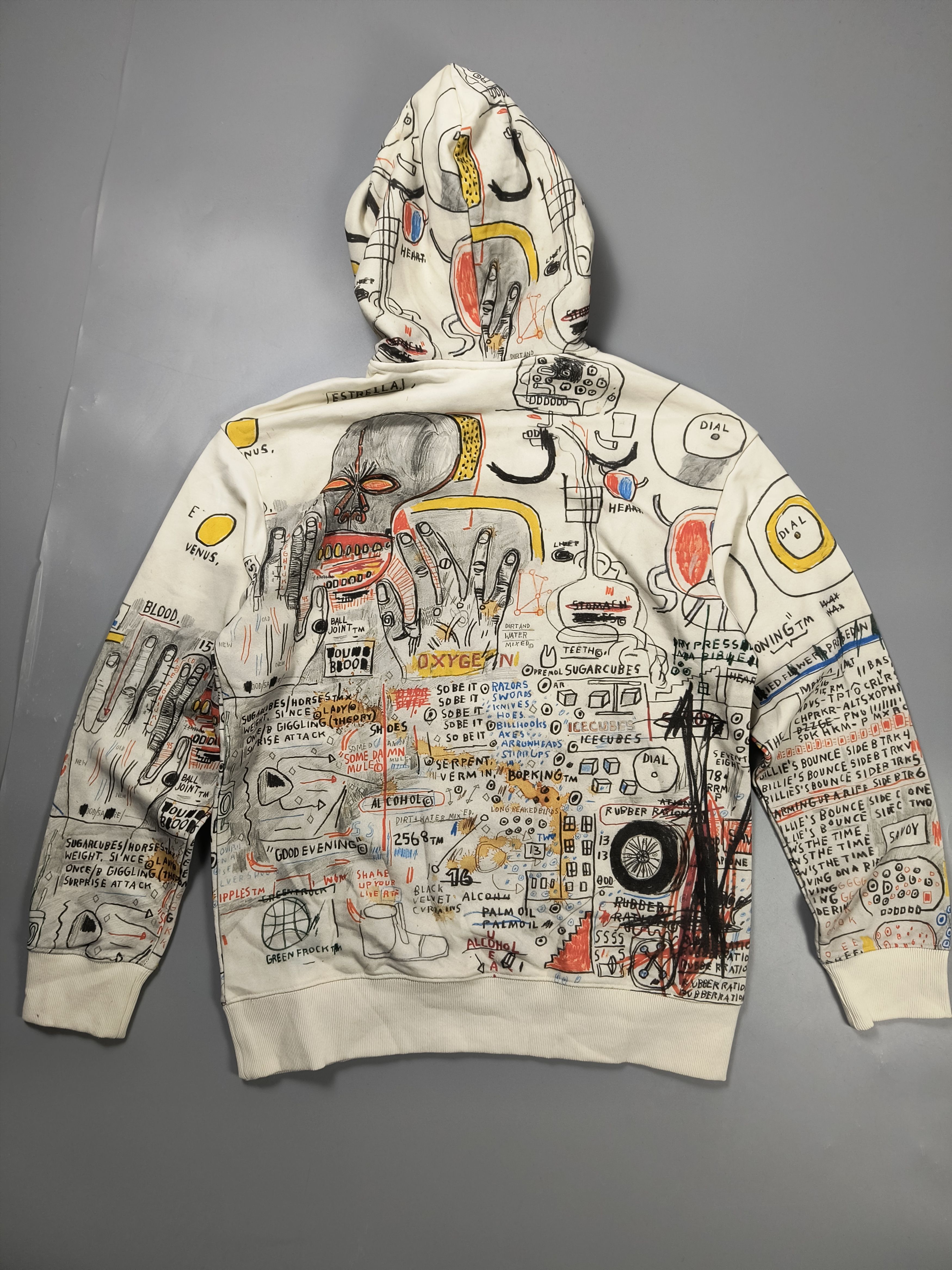 H&M × Jean-Michel Basquiat × Who Decides War H&M x Jean Michel Basquiat Who Decides War hoodie sweatshirt Size US M / EU 48-50 / 2 - 2 Thumbnail