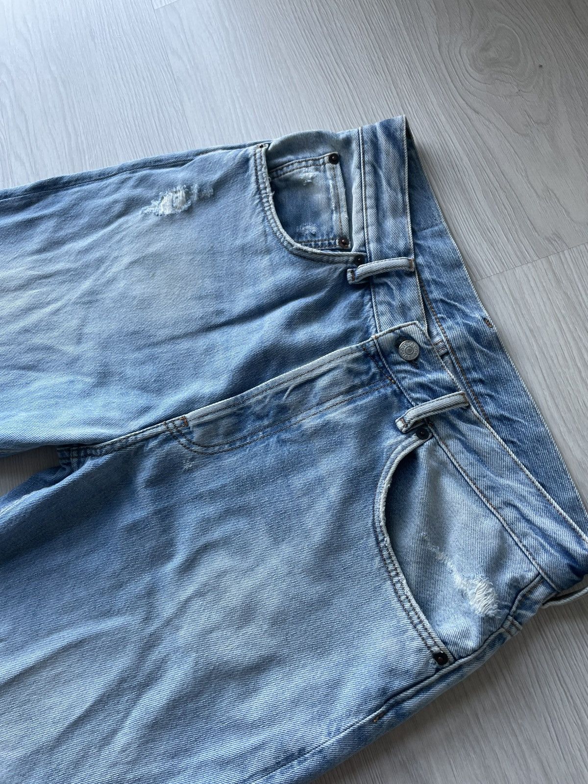 Acne Studios Acne Studios 2021M Light Blue Jeans Size US 33 - 4 Thumbnail