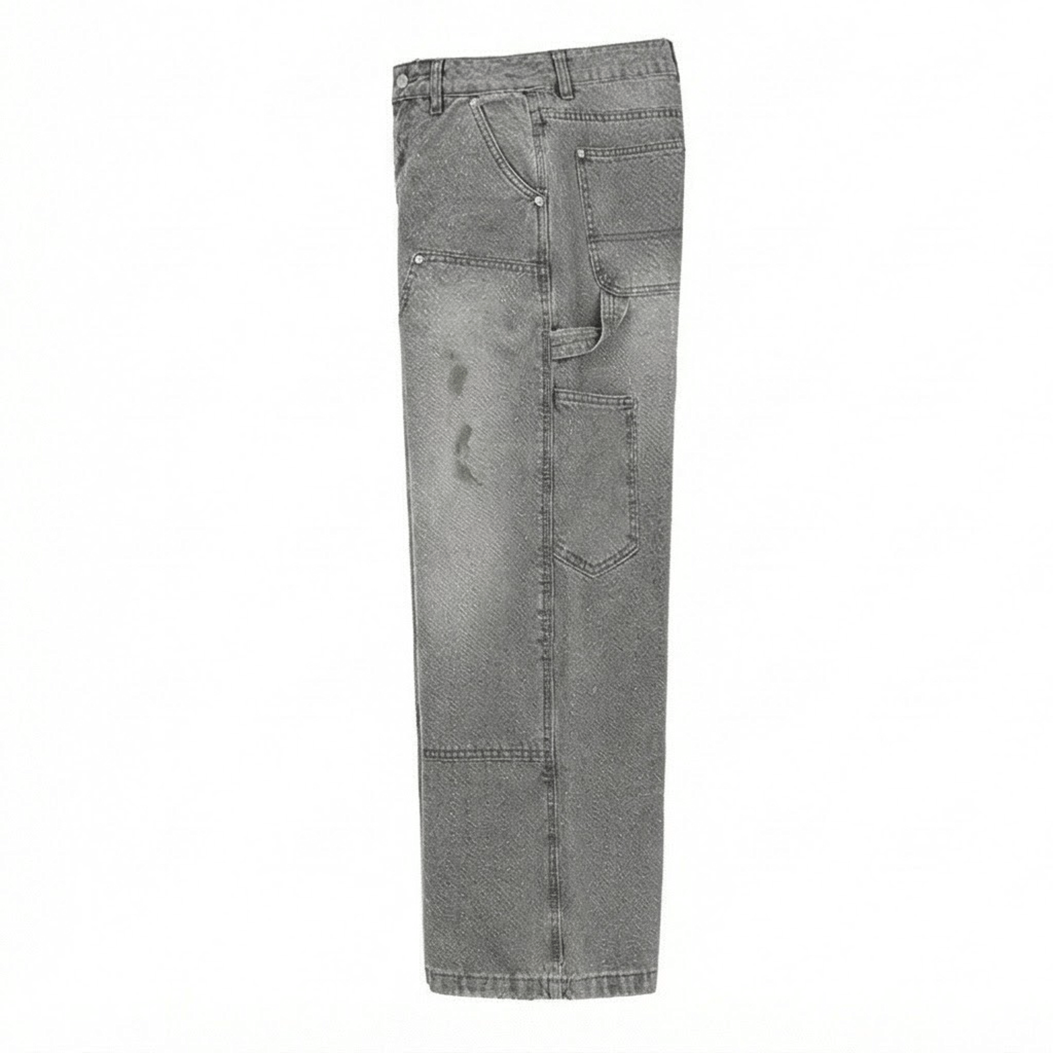 Japanese Brand Bootcut jeans workwear loose dirty dyed Size US 28 / EU 44 - 7 Thumbnail
