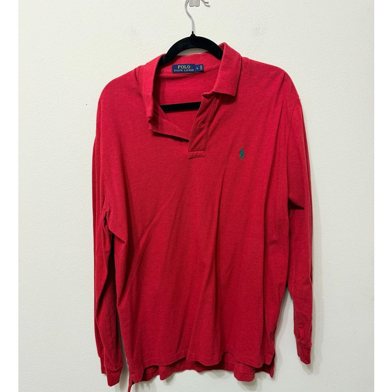 Ralph Lauren Preloved Men's Ralph Lauren Long Sleeve Polo Shirt Sz L Size US L / EU 52-54 / 3 - 1 Thumbnail