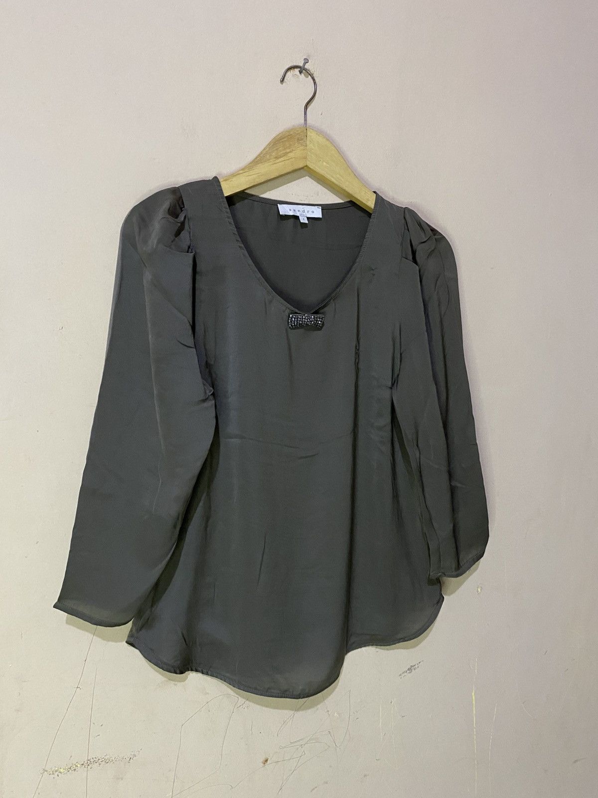 Sandro Sandro Silk Blouse Size S / US 4 / IT 40 - 2 Thumbnail