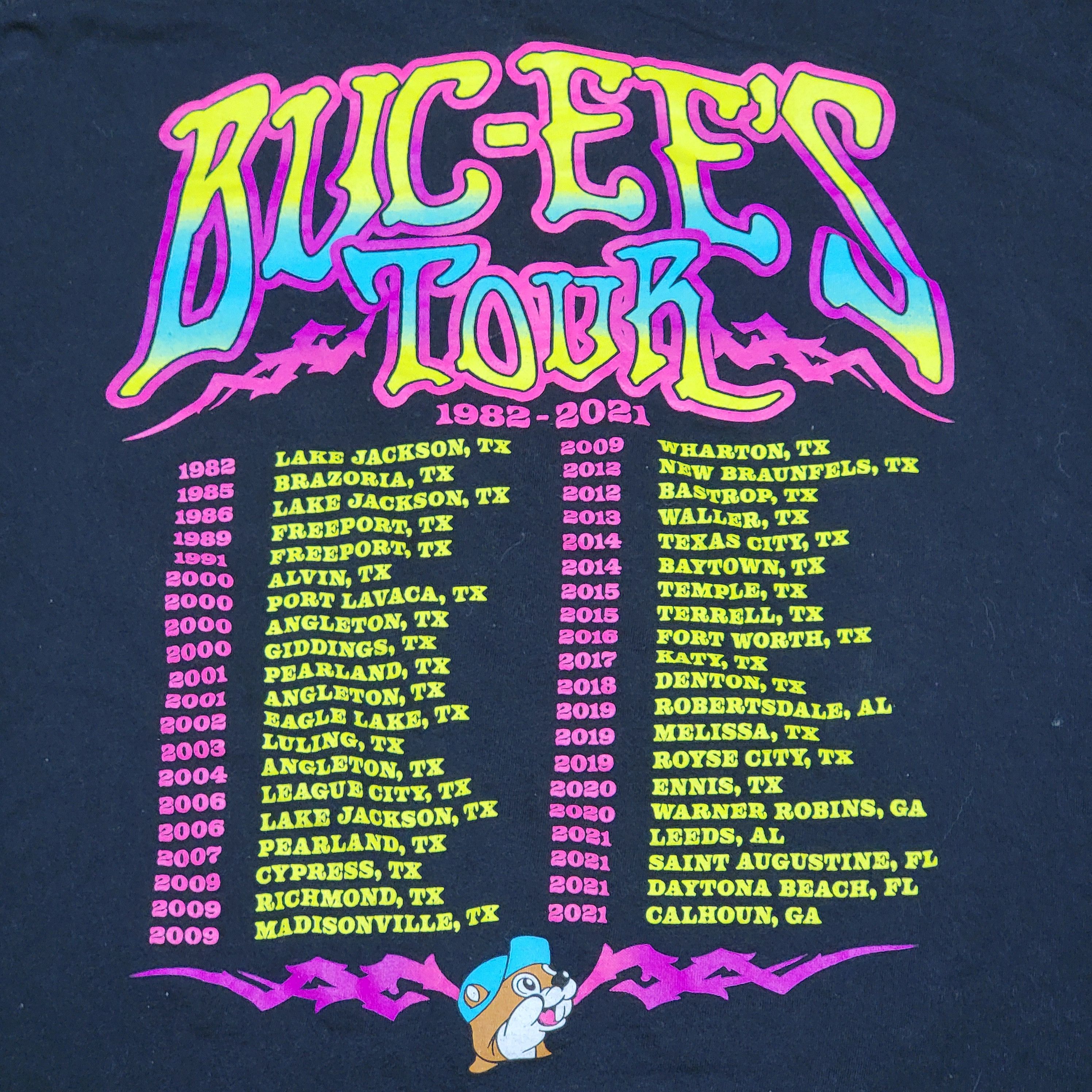 Other Buc-ee's SS Tee 1982 Tour (1st Design, OOP) - Size Small Size US S / EU 44-46 / 1 - 4 Thumbnail