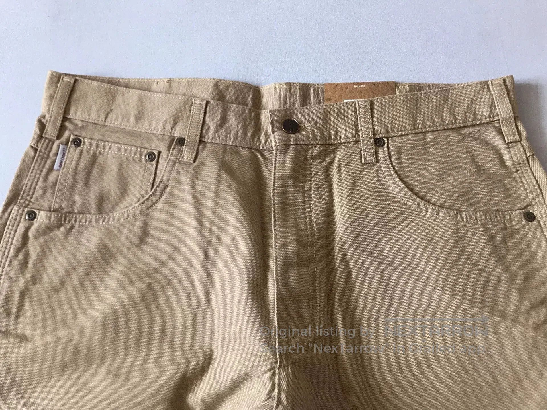 Carhartt Carhartt B159 GKH Canvas Work Pants. Size US 36 / EU 52 - 4 Thumbnail