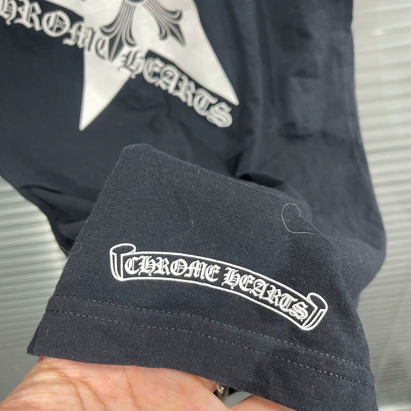 Chrome Hearts Chrome Hearts Pentagram Sanskrit Black Short Sleeve S Size S / US 4 / IT 40 - 7 Thumbnail