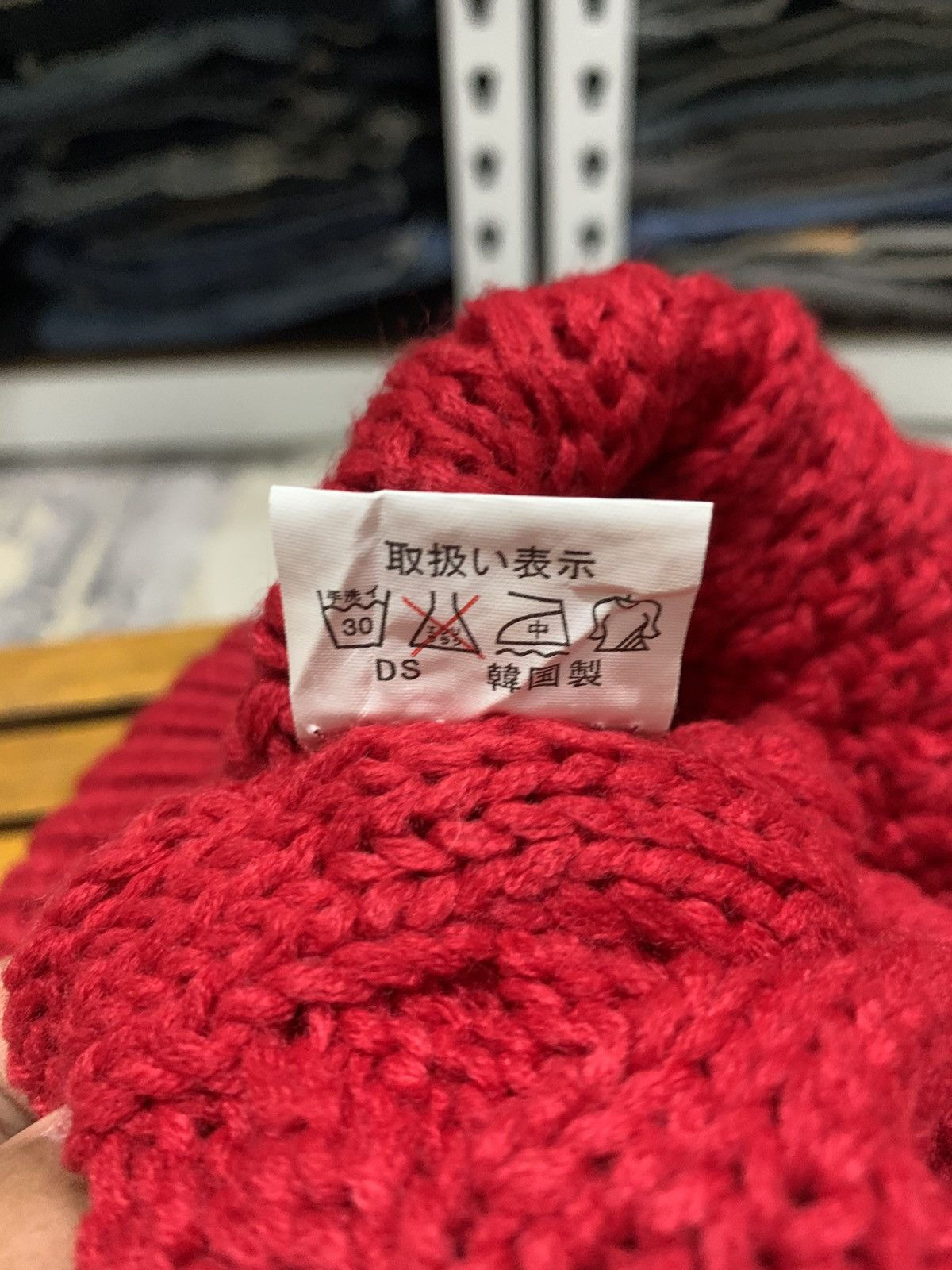 Japanese Brand Sexy Dynamite London Red Knit Beanie Hat Skull Crossbones Size ONE SIZE - 9 Thumbnail