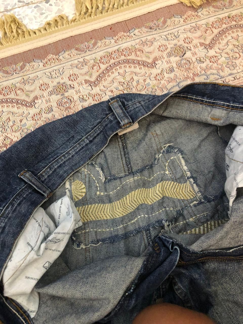 Karl Kani VTG Karl Kani Jeans 38x34 Blue Baggy Denim Y2K Hip Hop Wide Size US 38 / EU 54 - 7 Thumbnail
