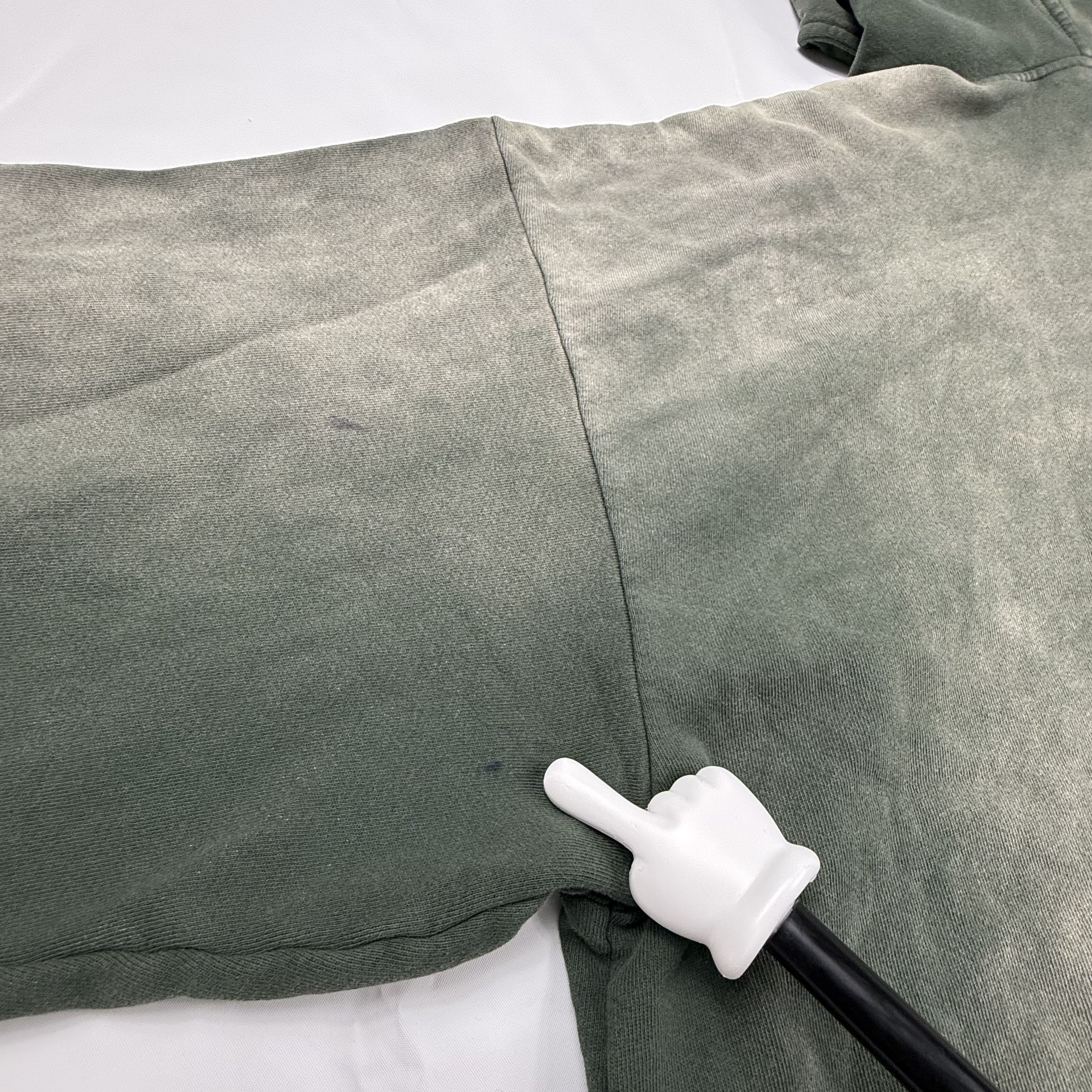 Thirteen Studios Thirteen Studios Sun Faded Hoodie Green Grey Boxy Fit Size US XXL / EU 58 / 5 - 4 Thumbnail