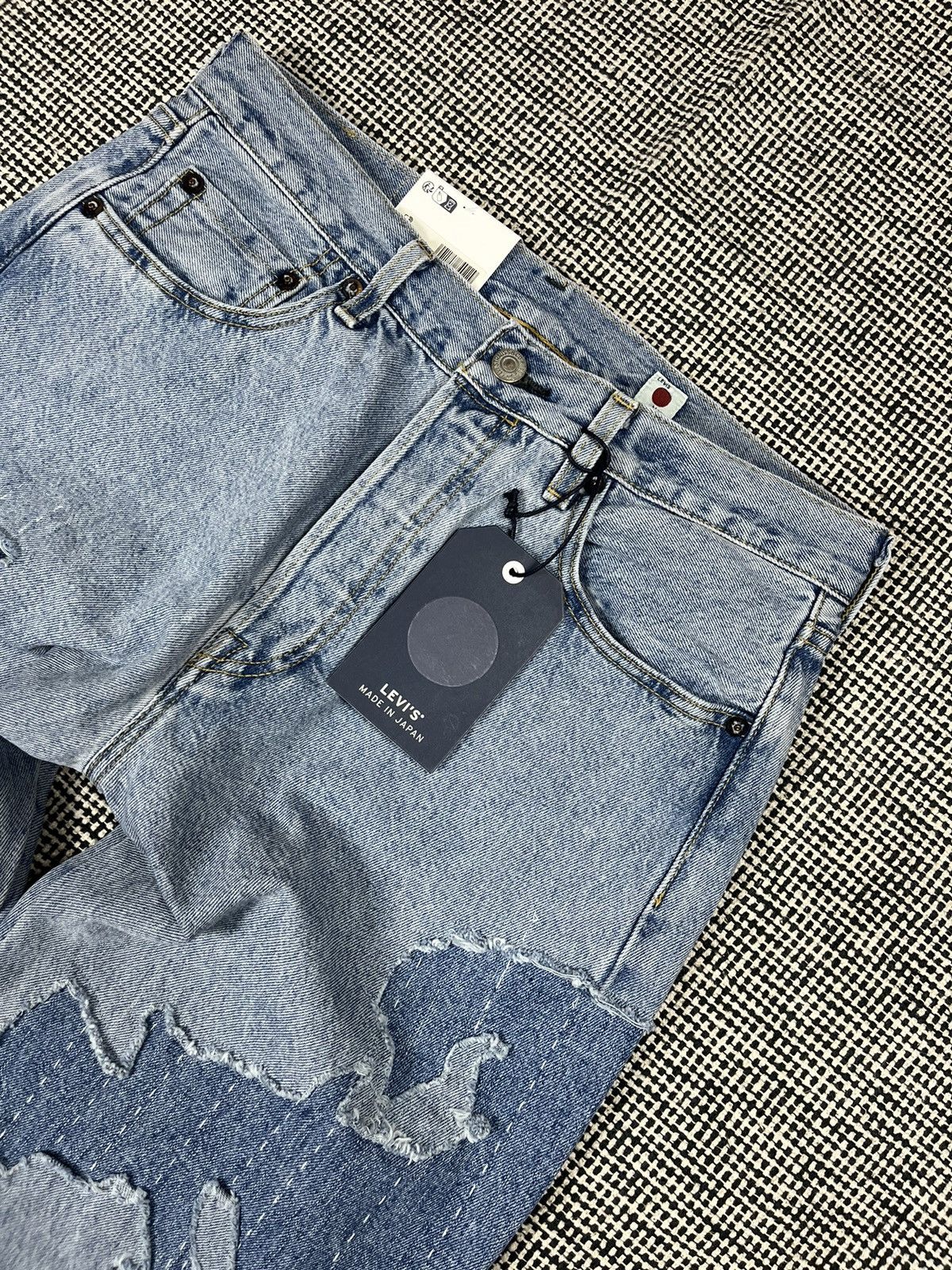 Levi's Made & Crafted Levi’s 501 made & crafted made in Japan sashiko jeans Size US 30 / EU 46 - 4 Thumbnail