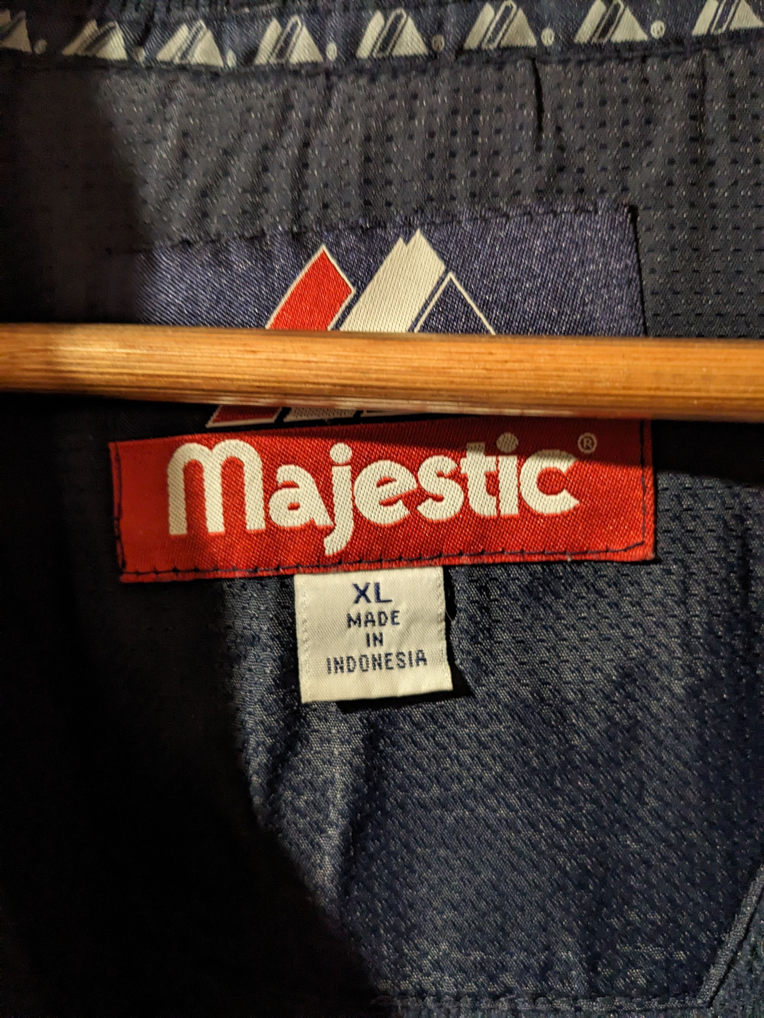 Majestic × Vintage Vintage Michigan University Majestic Fleeced Lined Jacket Size US XL / EU 56 / 4 - 4 Thumbnail