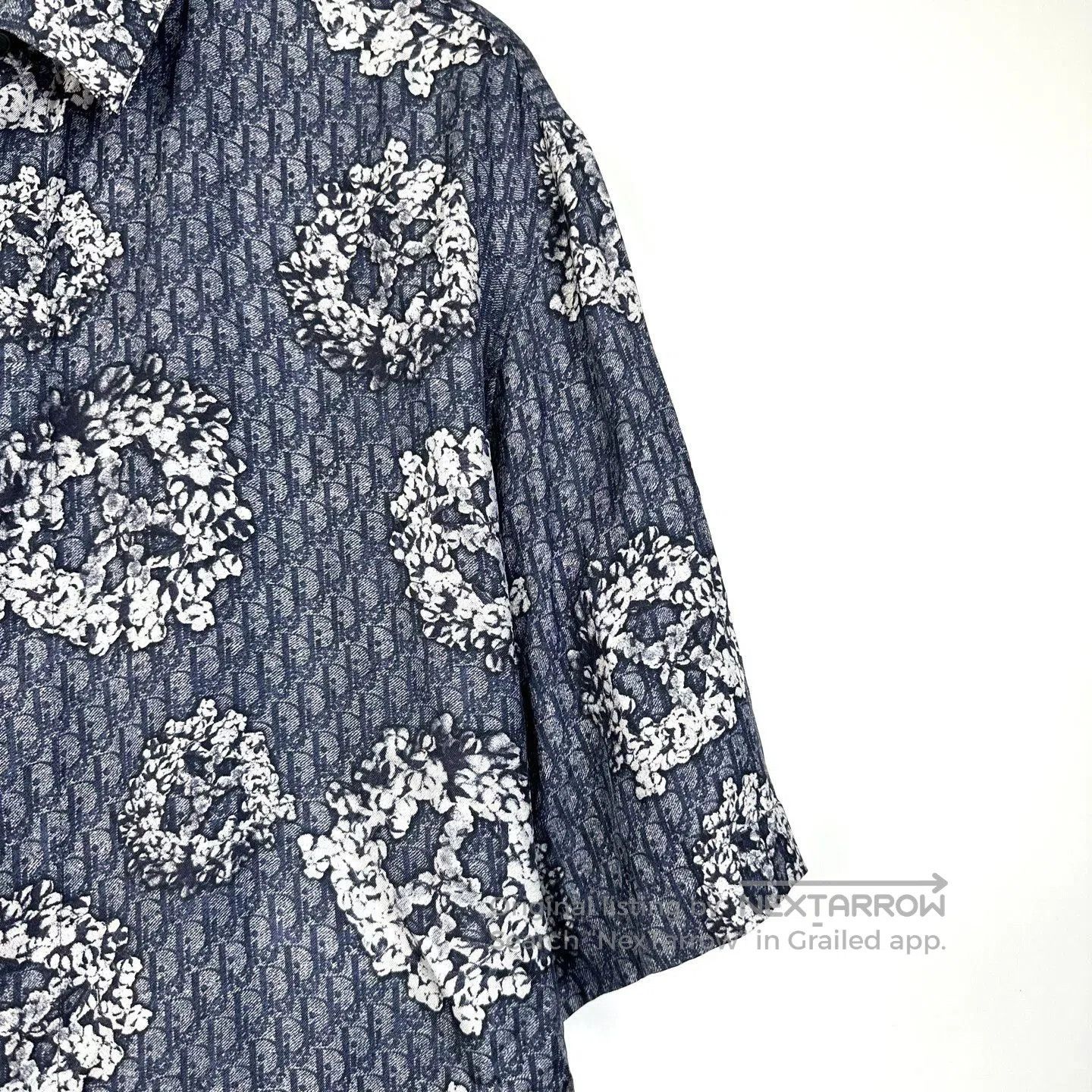 Dior DIOR x Denim Tears Silk Monogram Oversized Shirt. Size US XL / EU 56 / 4 - 5 Thumbnail