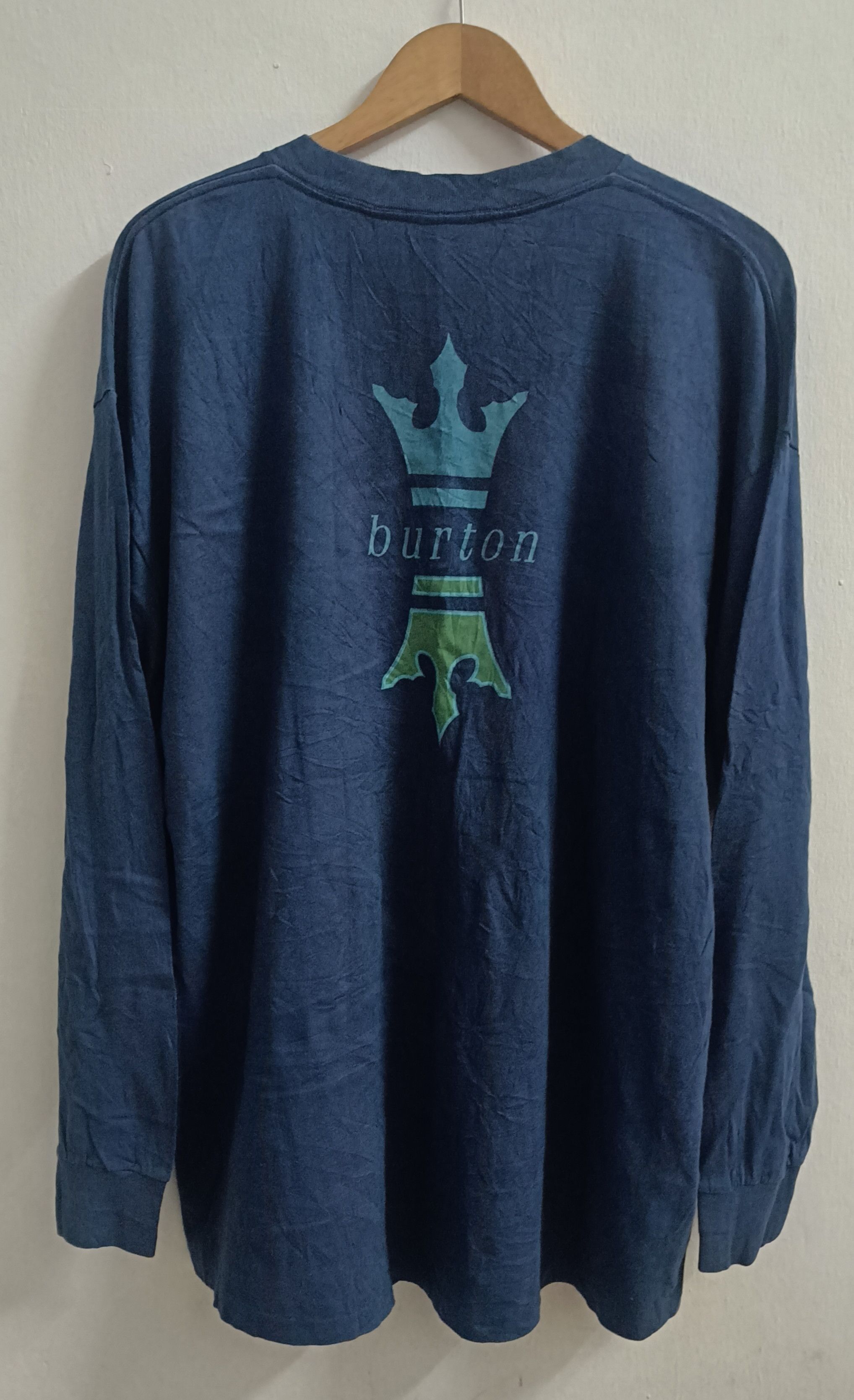 Burton 🔥🔥Rare 80s Vintage Burton Long Sleeve Tee Size US XXL / EU 58 / 5 - 2 Thumbnail