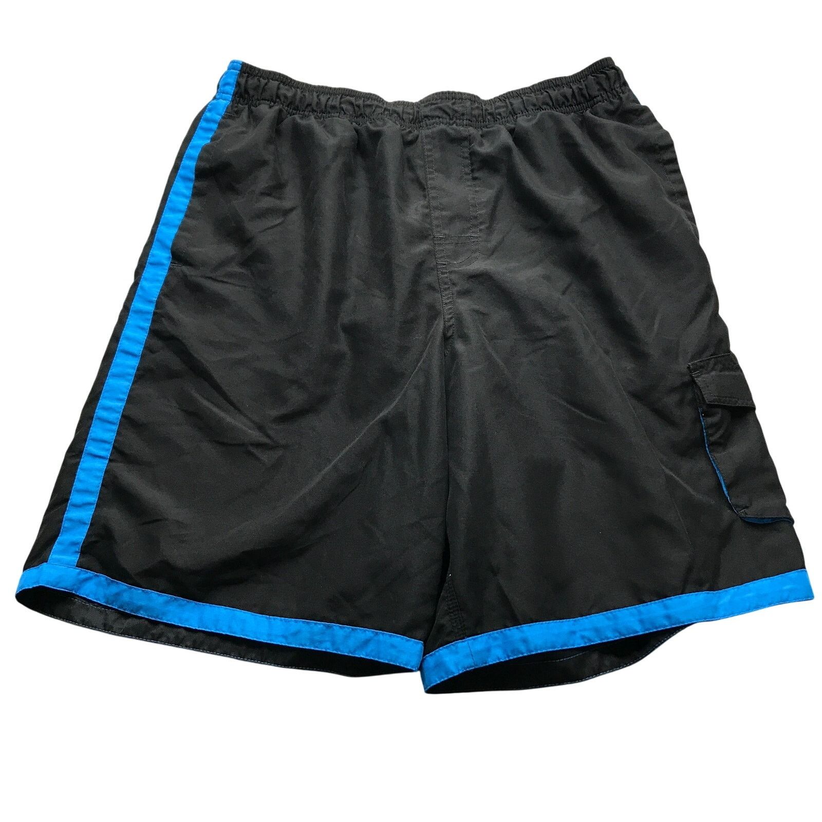 Nike Nike Basketball Shorts Mens Medium Mesh Lined Black Blue Size US 38 / EU 54 - 1 Thumbnail