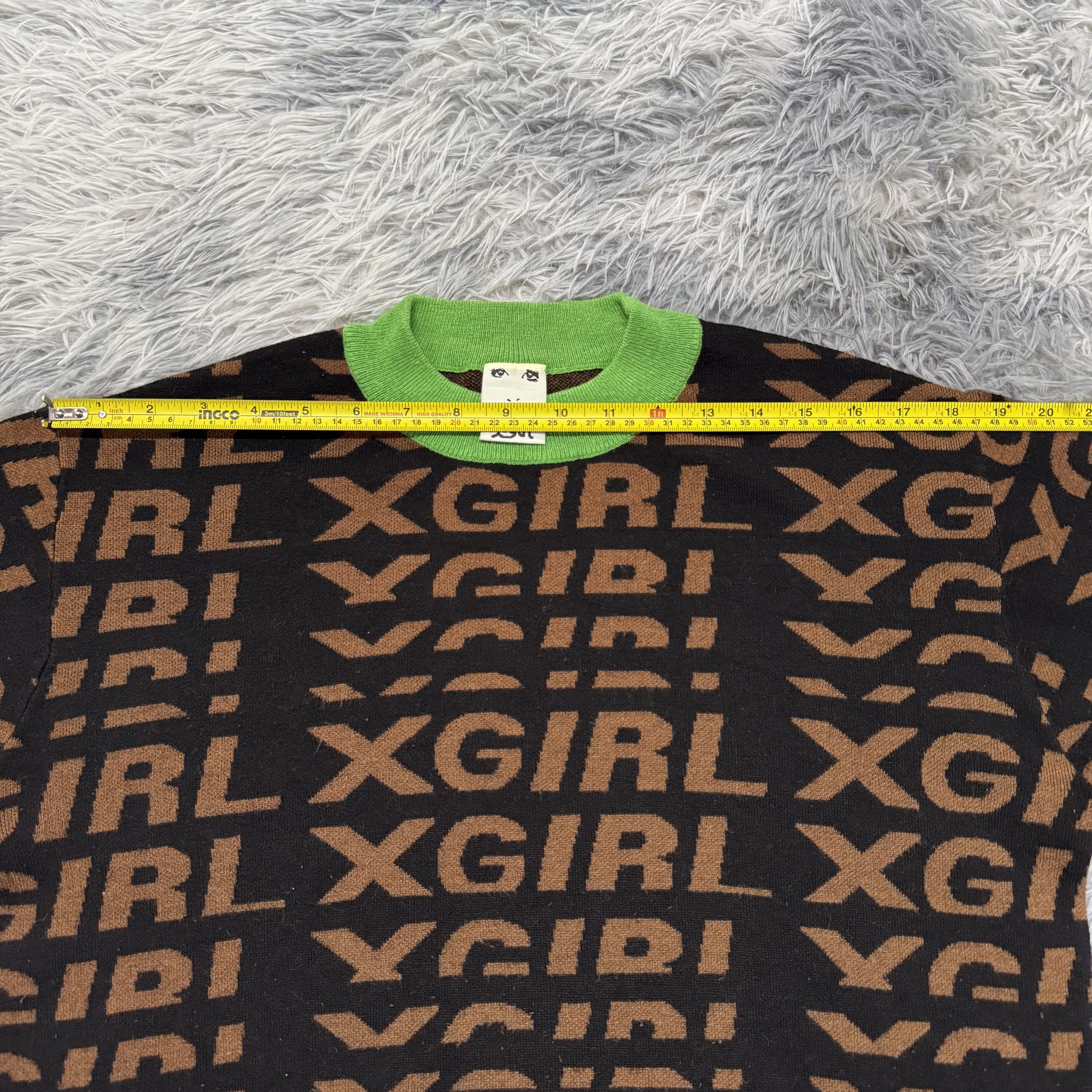 Japanese Brand Vintage Monogram XGIRL Knit Sweater Streetwear Size US S / EU 44-46 / 1 - 6 Thumbnail
