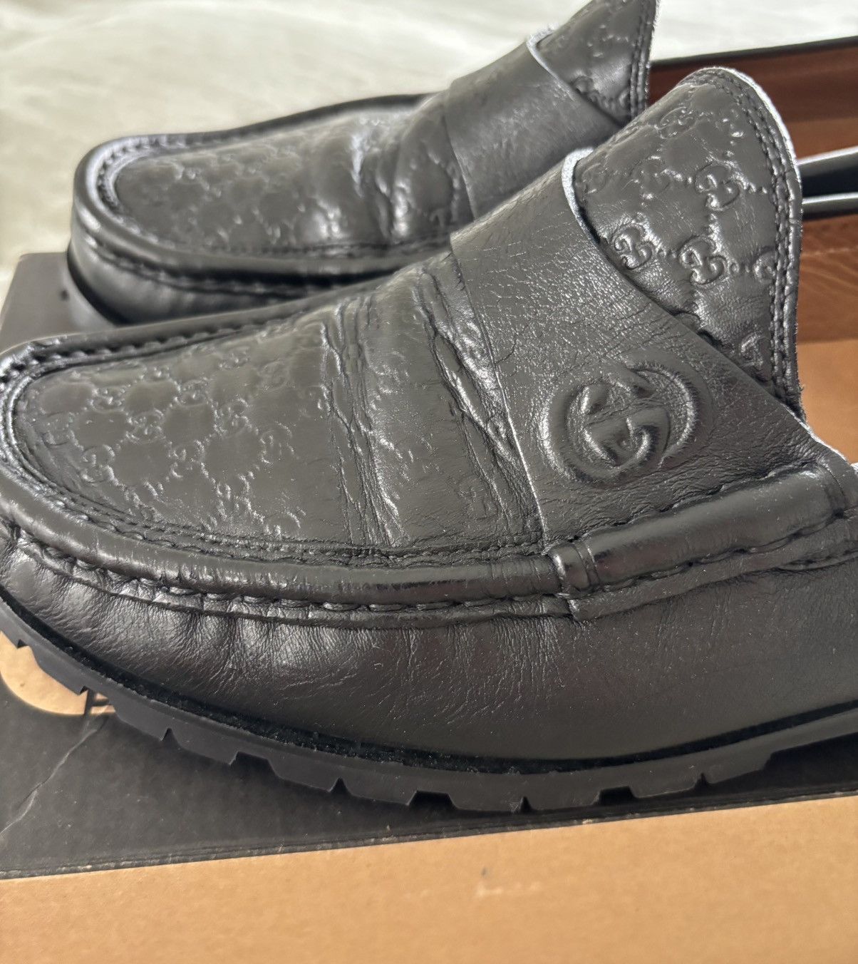 Gucci Gucci Microguccissima leather loafers Size US 9 / EU 42 - 9 Thumbnail