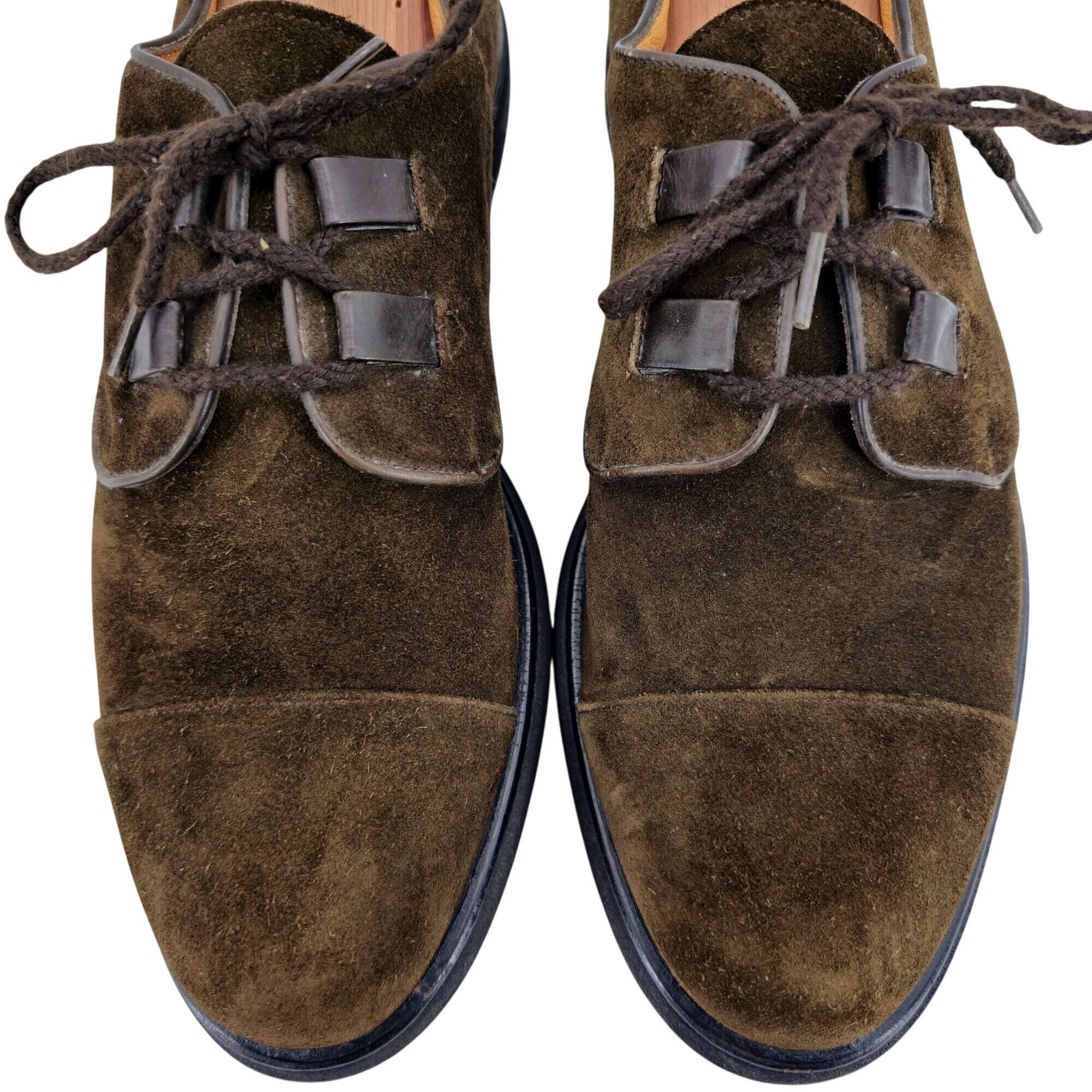 Bally Vintage Bally Switzerland Brown Suede Dress Shoes Mens 10.5 Size US 10.5 / EU 43-44 - 2 Thumbnail