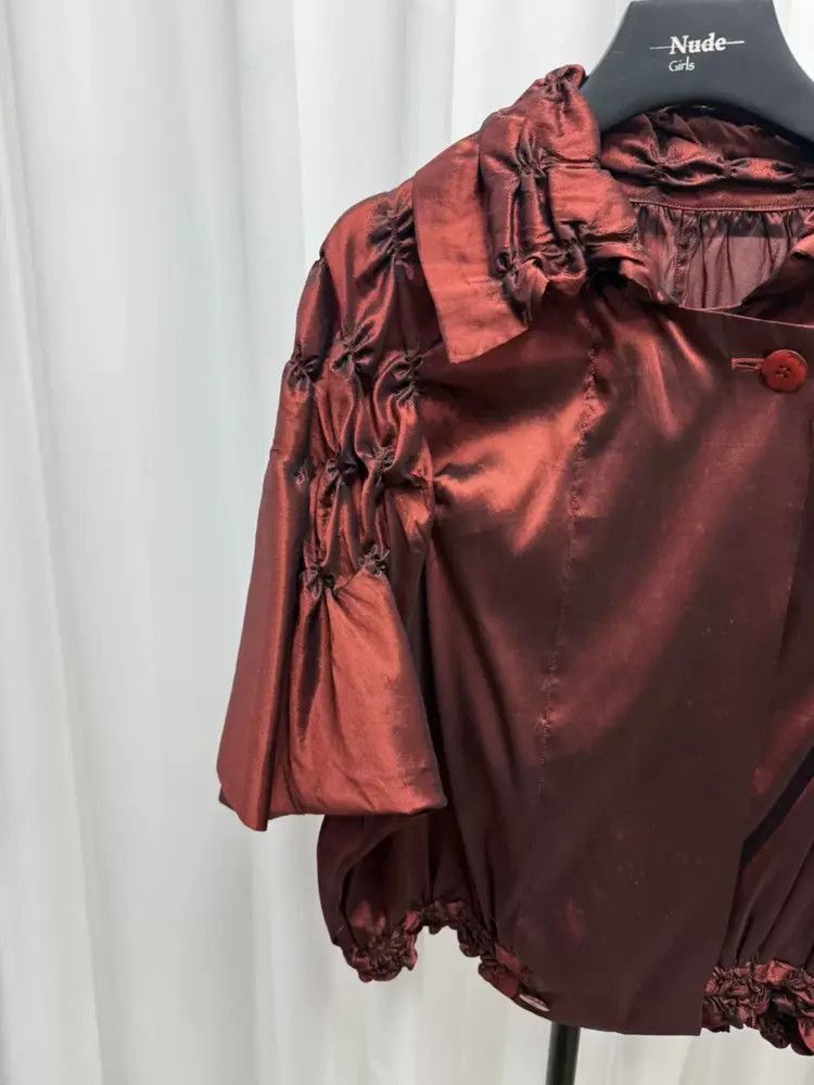Issey Miyake Sz 2 Issey Miyake Metal Nylon Jacket-2505 Size US M / EU 48-50 / 2 - 2 Thumbnail