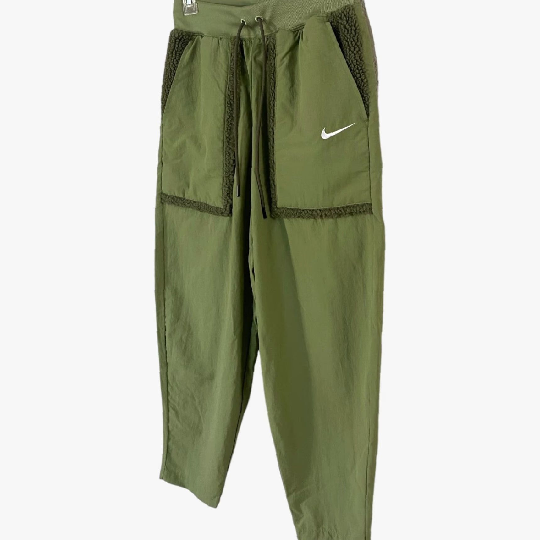 Nike Nike Essential High Rise Jogger Pants Womens Small Green Activewear Size 28" / US 6 / IT 42 - 2 Thumbnail