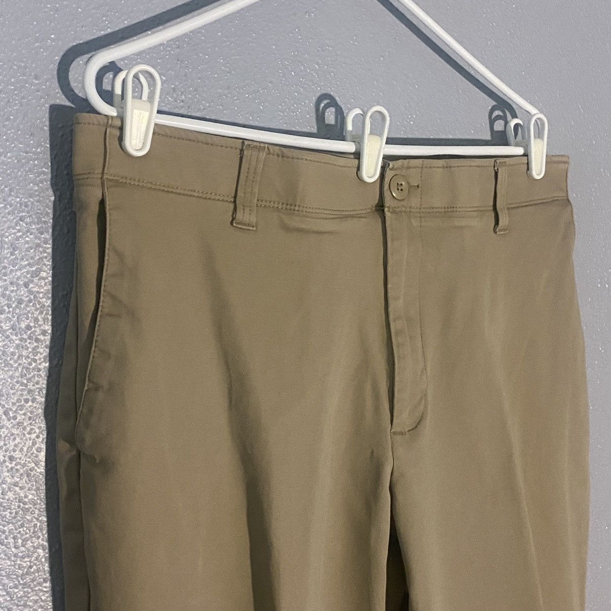 Vintage × Wrangler Wrangler Authentics Tan Stretch Casual Pants Size 36x34 Size US 36 / EU 52 - 3 Thumbnail