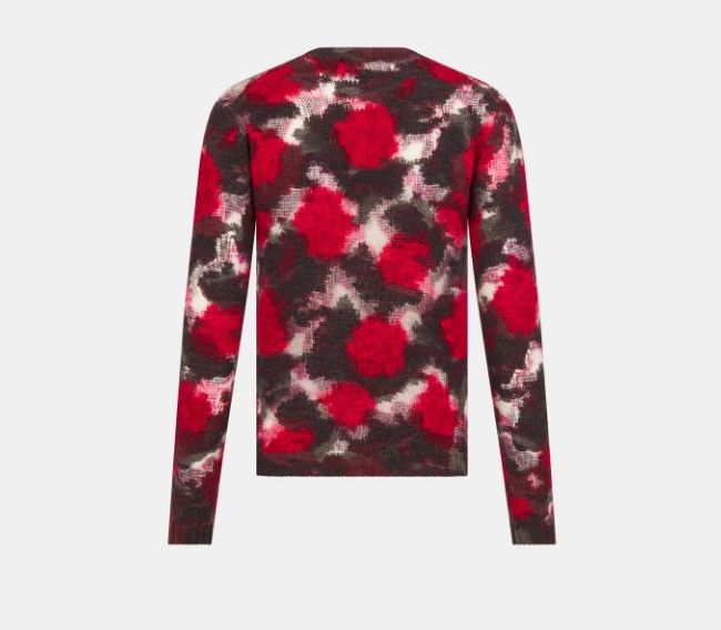 Dior o1w1db11124 Wool Knit Sweater in Multicolor Size M / US 6-8 / IT 42-44 - 2 Thumbnail
