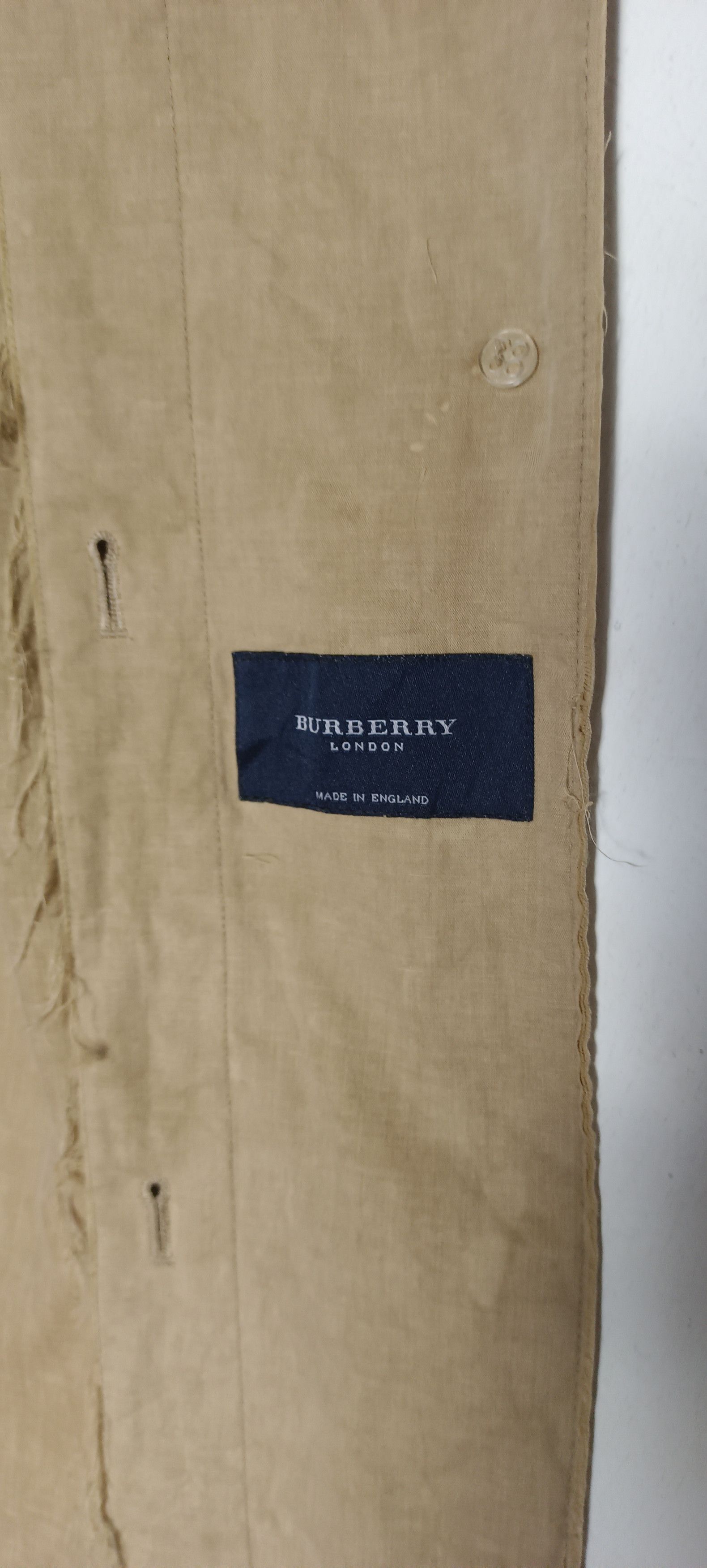 Burberry Design Rare 🔥Burberry Trench Coat design hairy thread Size US XS / EU 42 / 0 - 15 Thumbnail