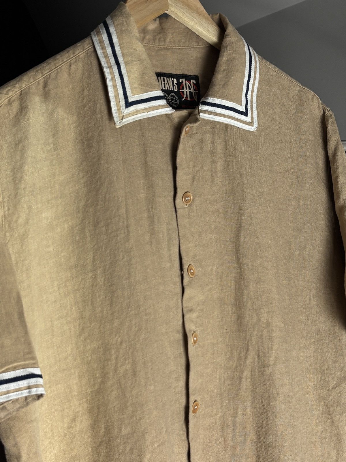 Jean Paul Gaultier Archive Linen Button Up Shirt Vintage 90s