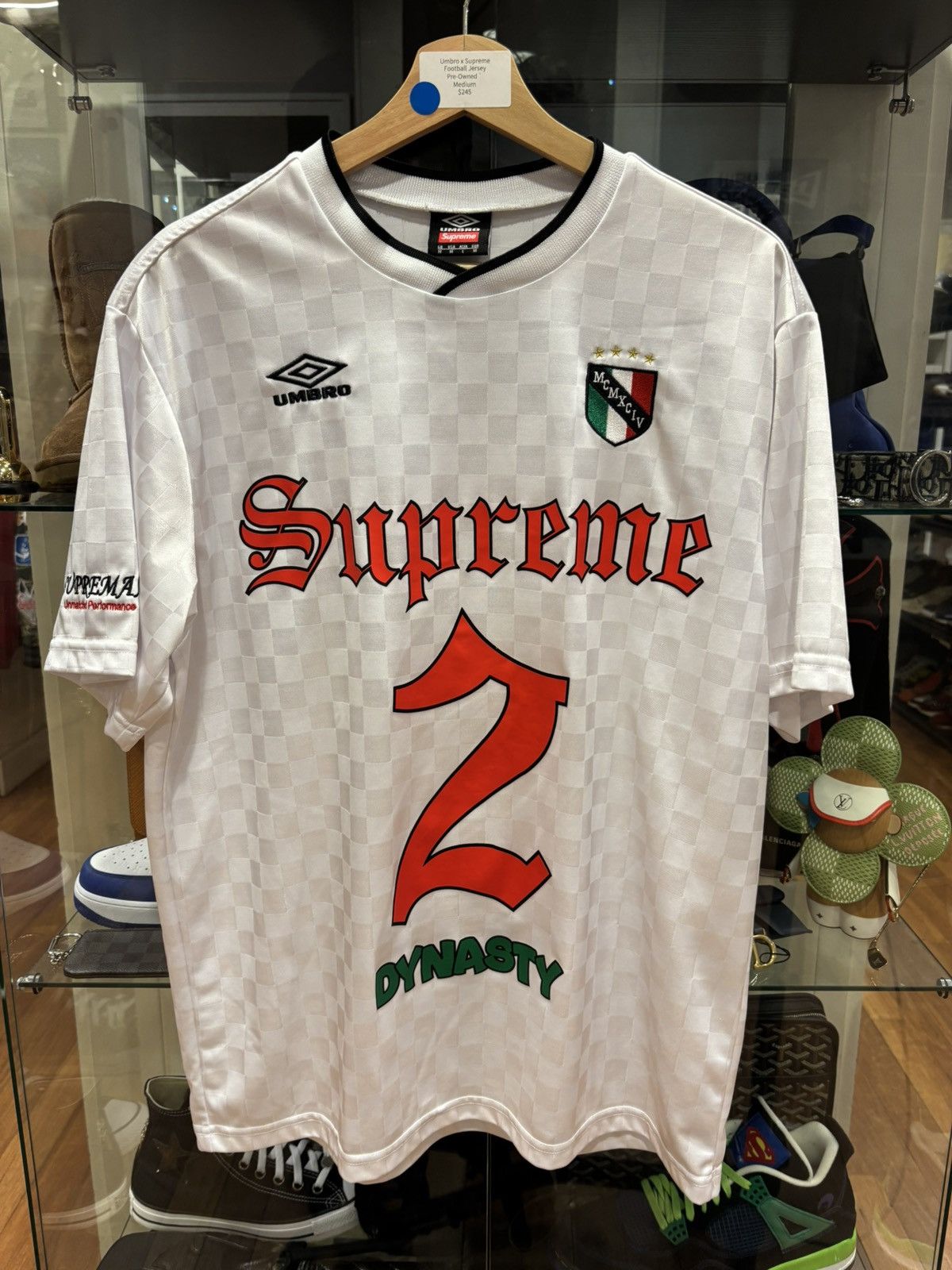 Supreme Bandana Football Jersey White SS25 – UniqueHype