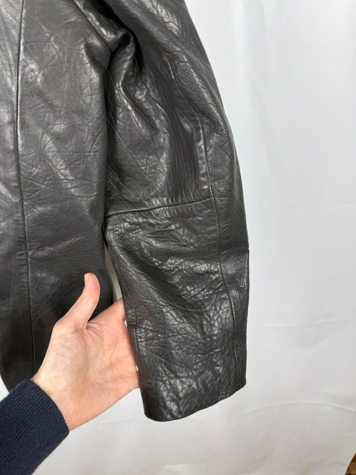Other Demure Genuine Leather Coat Jacket Structured size M Size US M / EU 48-50 / 2 - 9 Thumbnail