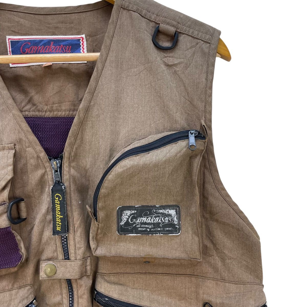 Japanese Brand 🔥Vintage Gamakatsu Big Water Sports Tactical Vest Jacket Size US M / EU 48-50 / 2 - 4 Thumbnail