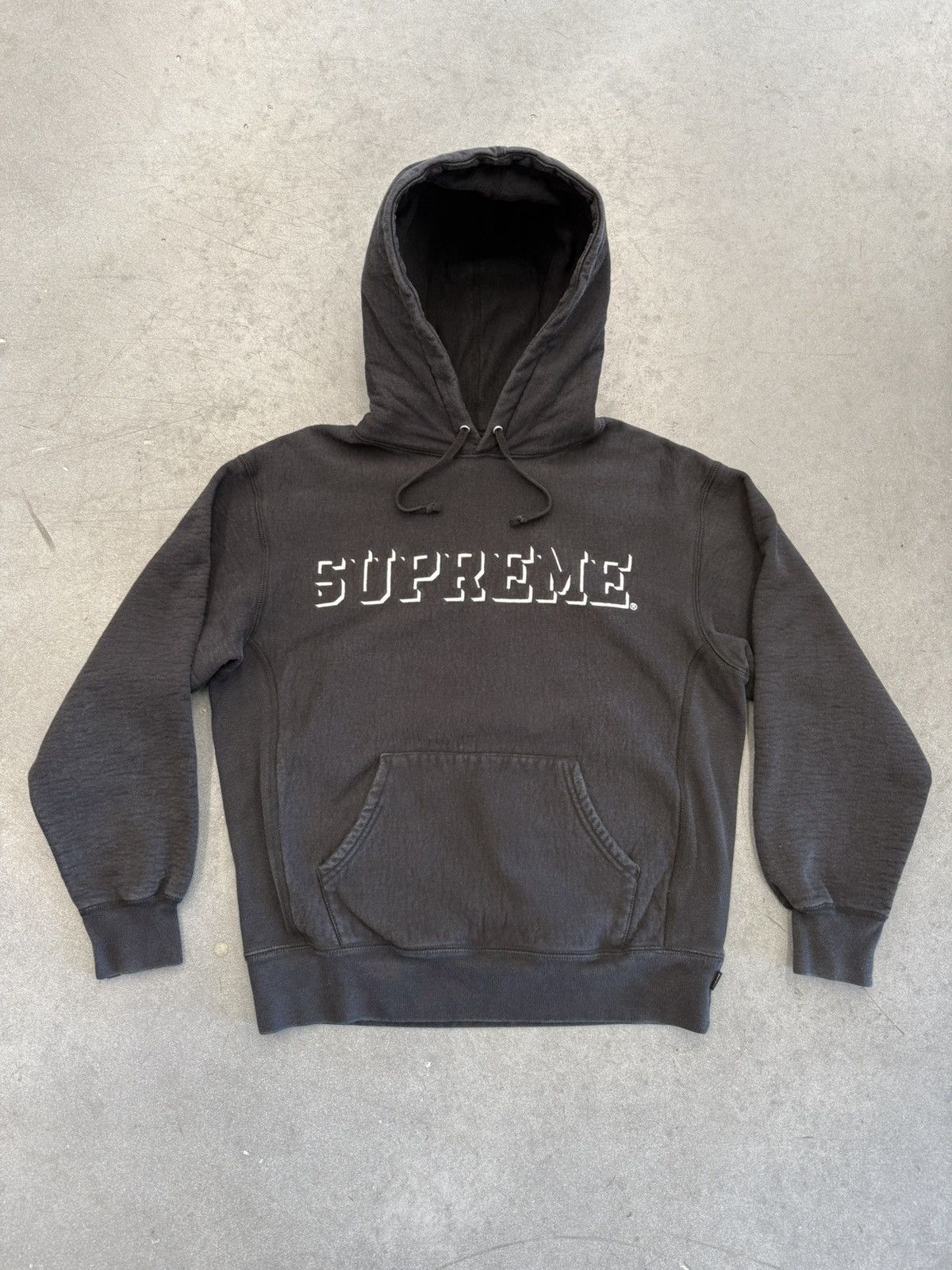 Supreme FW20 Supreme Drop Shadow Hooded Sweatshirt | Grailed