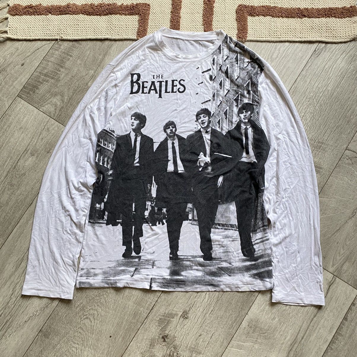 Band Tees VINTAGE THE BEATLES SKINNY LONG SLEEVE T SHIRT Size US M / EU 48-50 / 2 - 1 Thumbnail