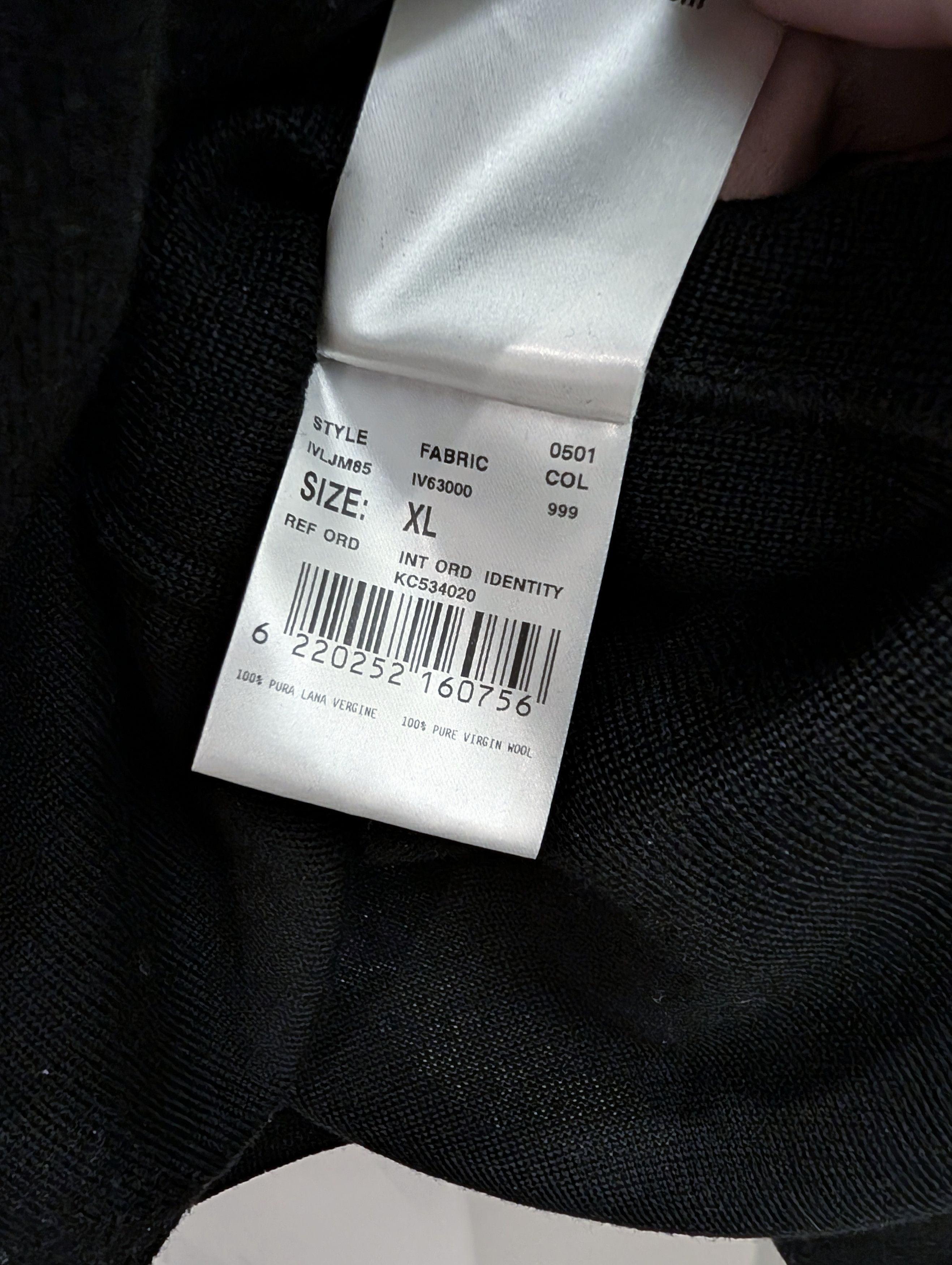 Lardini Virgin wool knit shirt-jacket / cardigan, fits L Size US XL / EU 56 / 4 - 5 Thumbnail