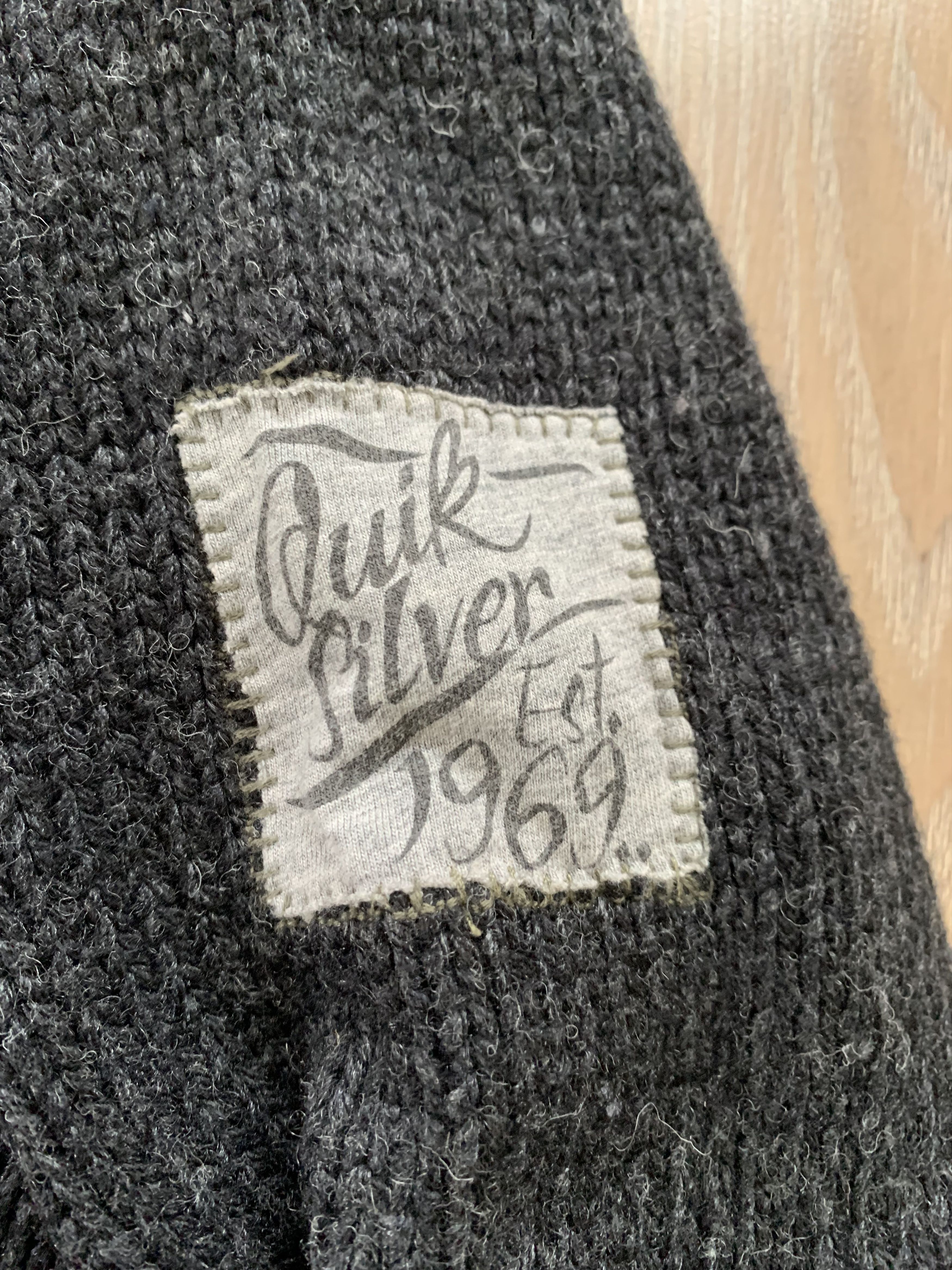 Quicksilver Vintage Quicksilver Grey Wool 1\4 Zip Sweater Size US M / EU 48-50 / 2 - 5 Thumbnail