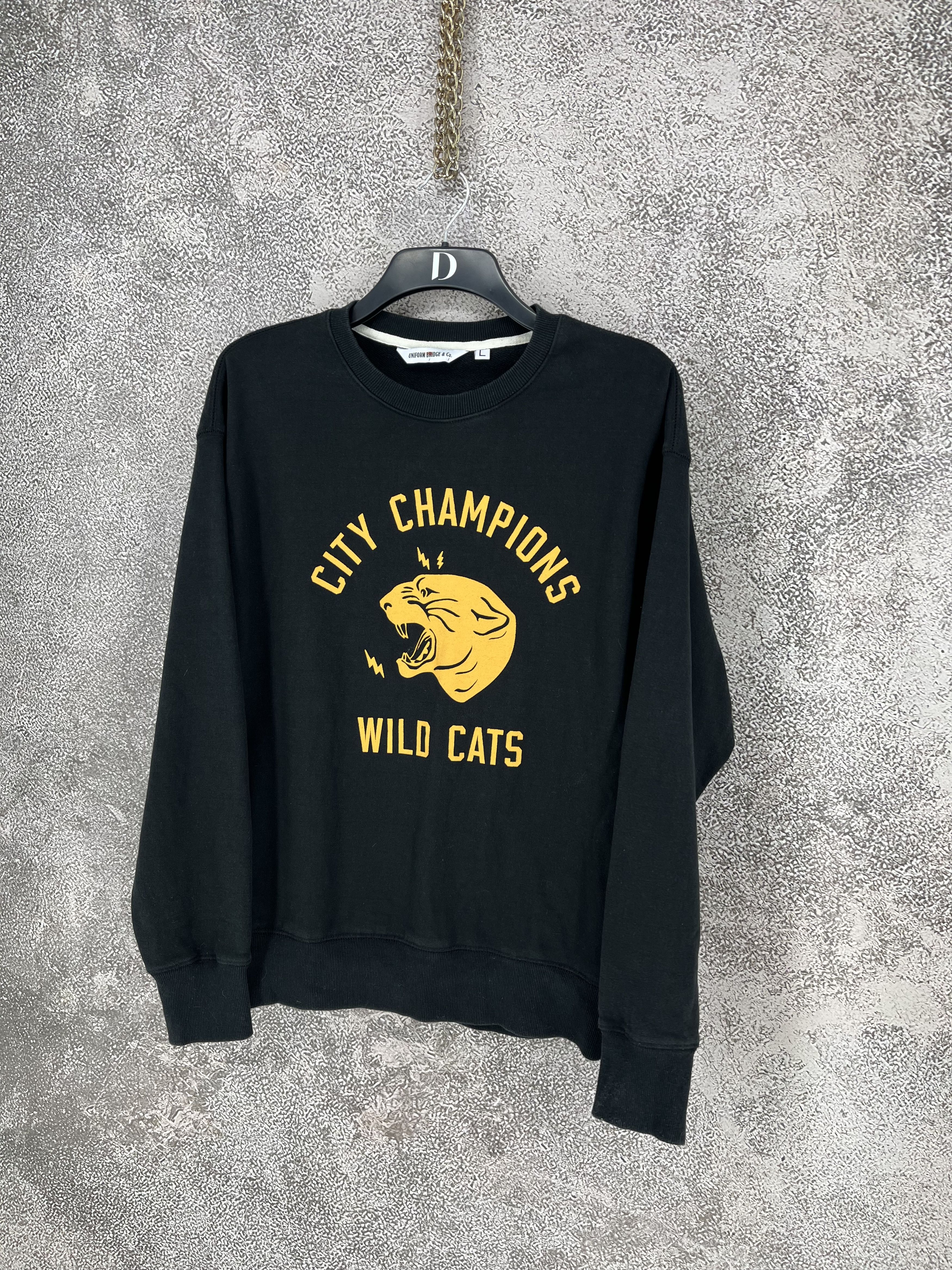 Uniform Bridge Vintage City Champions Wild Cats Crewneck Sweatshirt Size US L / EU 52-54 / 3 - 3 Thumbnail